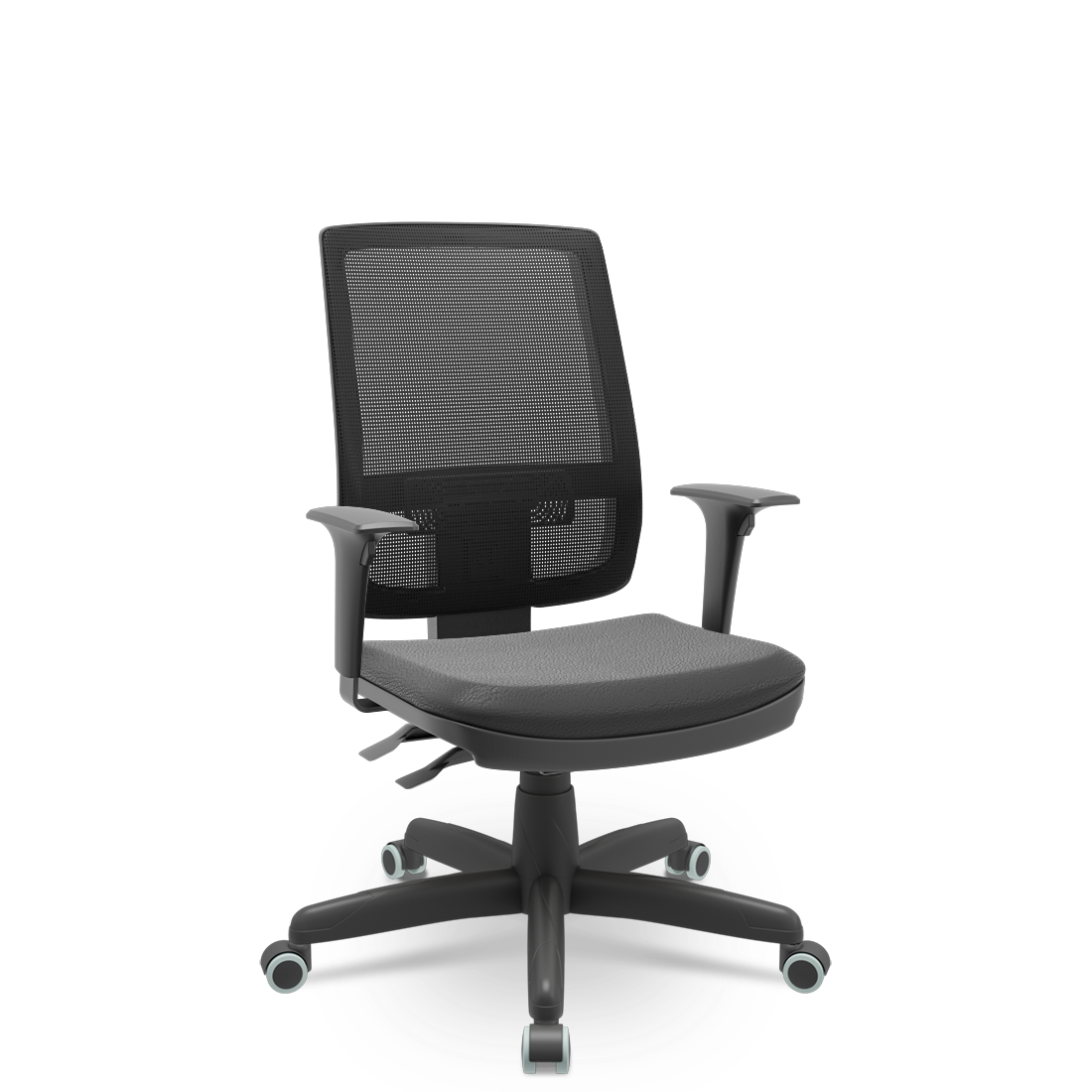 Cadeira Giratoria Presidente Brizza Tela com Regulagem no Encosto