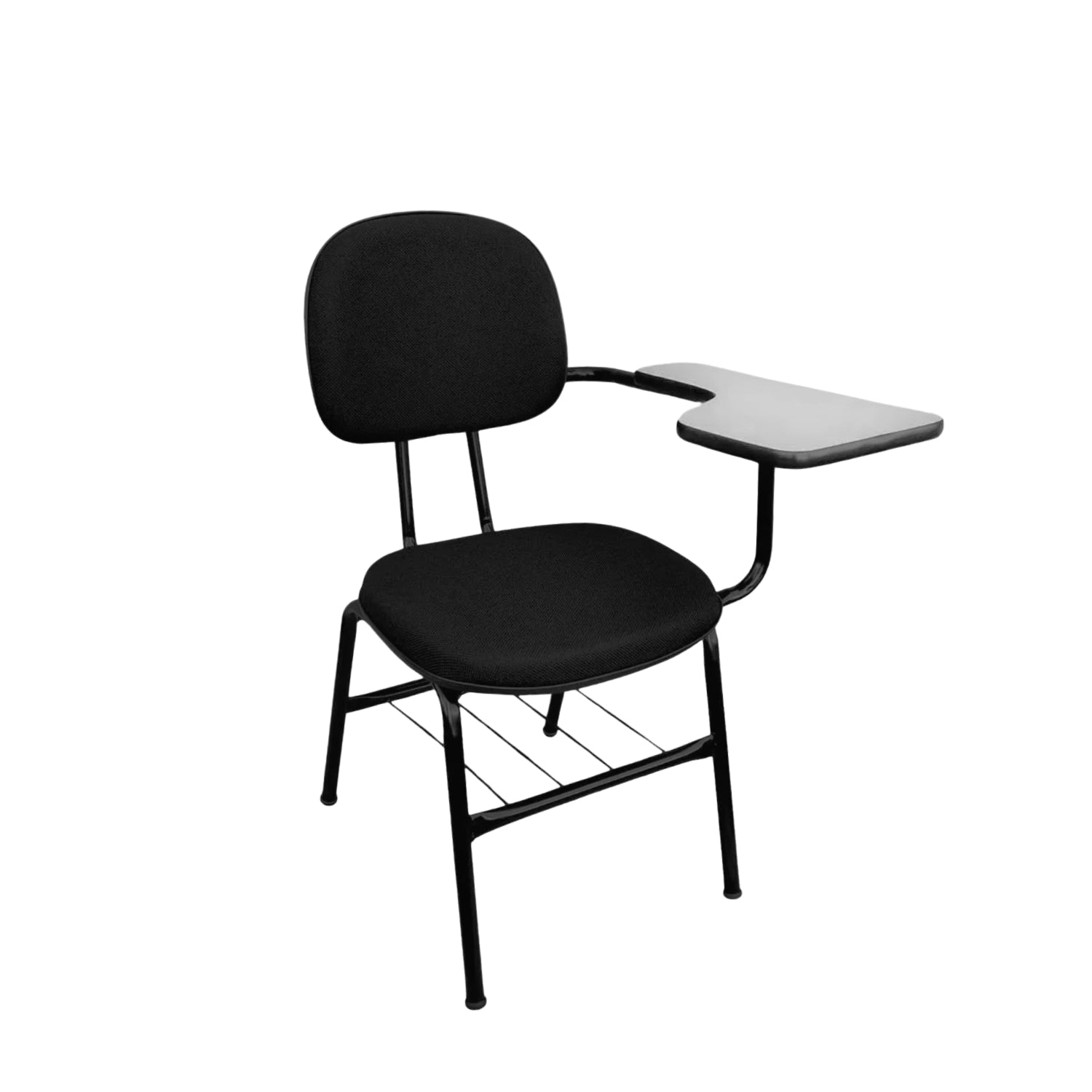 Cadeira Universitaria Secretaria Prancheta Fixa com Porta Livros