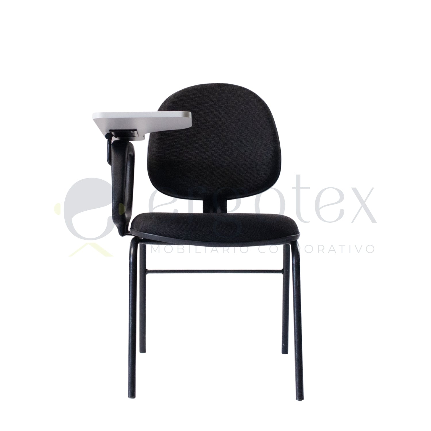 Cadeira Universitária Executiva Prancheta Escamoteável sem Porta Livros