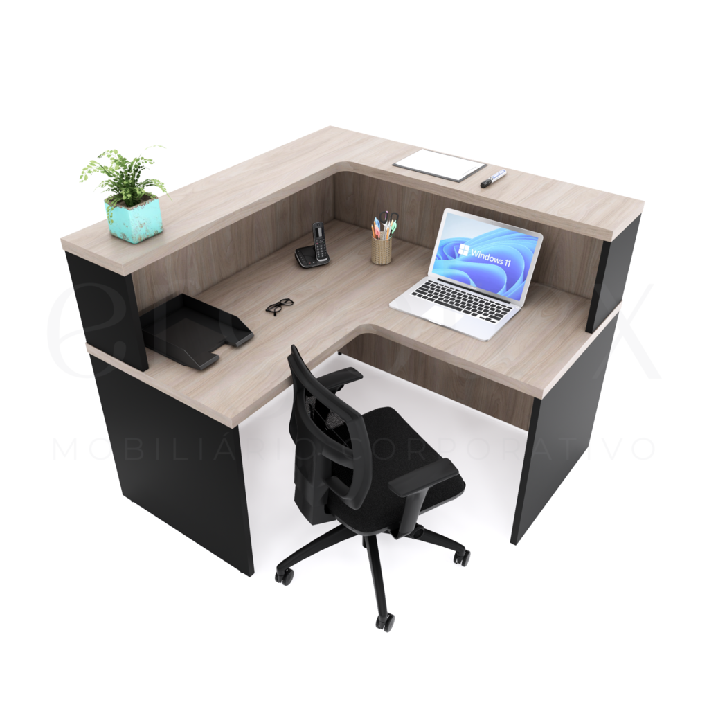 120 Balcao de Atendimento em L Tampo 40mm