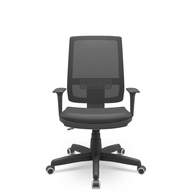 Cadeira Giratoria Presidente Brizza Tela com-Relax