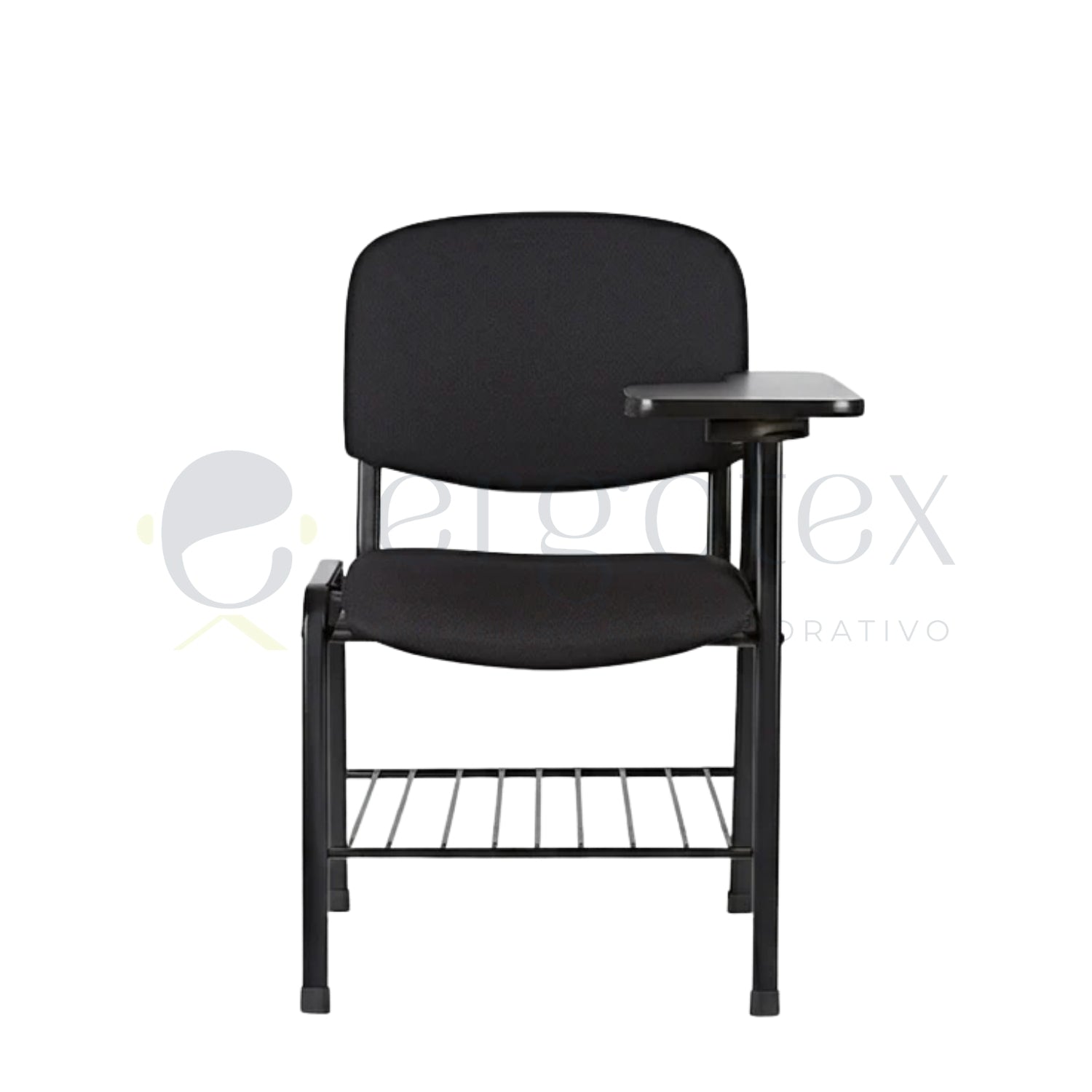Cadeira Universitaria Conferenza Pracheta Fixa com Porta Livro