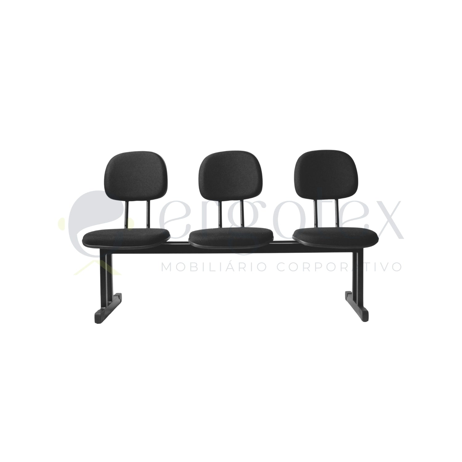 Longarina Secretaria 3 Lugares