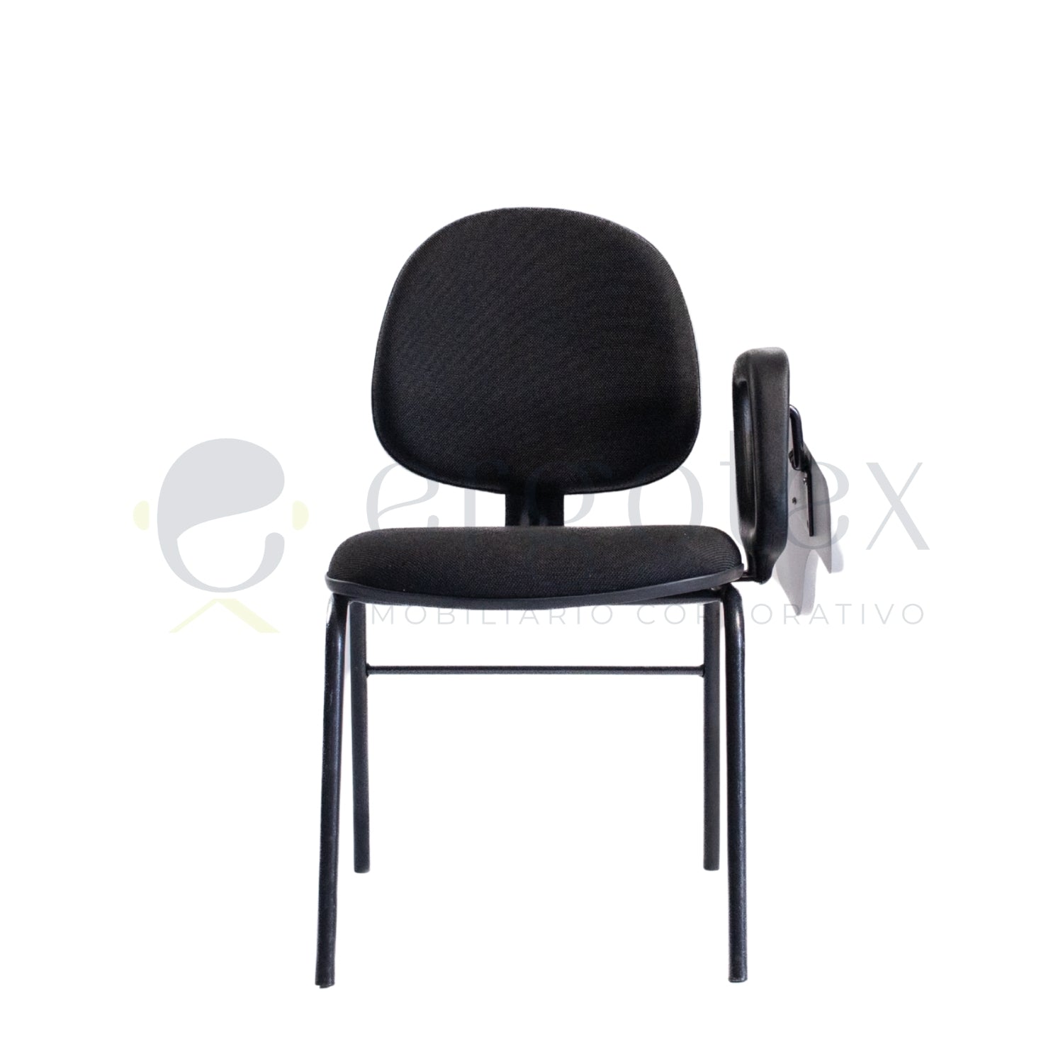 Cadeira Universitária Executiva Prancheta Escamoteável sem Porta Livros