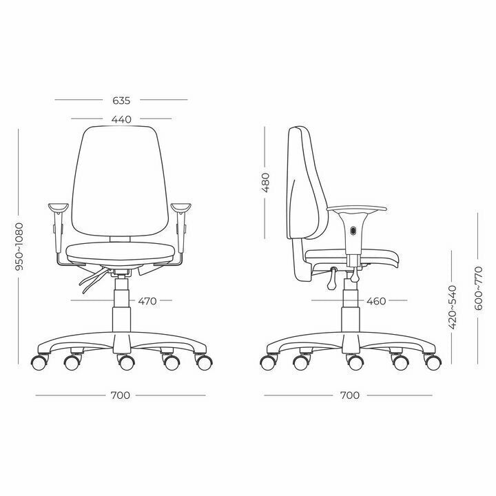 Cadeira-Giratoria-Diretor-Job-com-Regulagem-de-Encosto