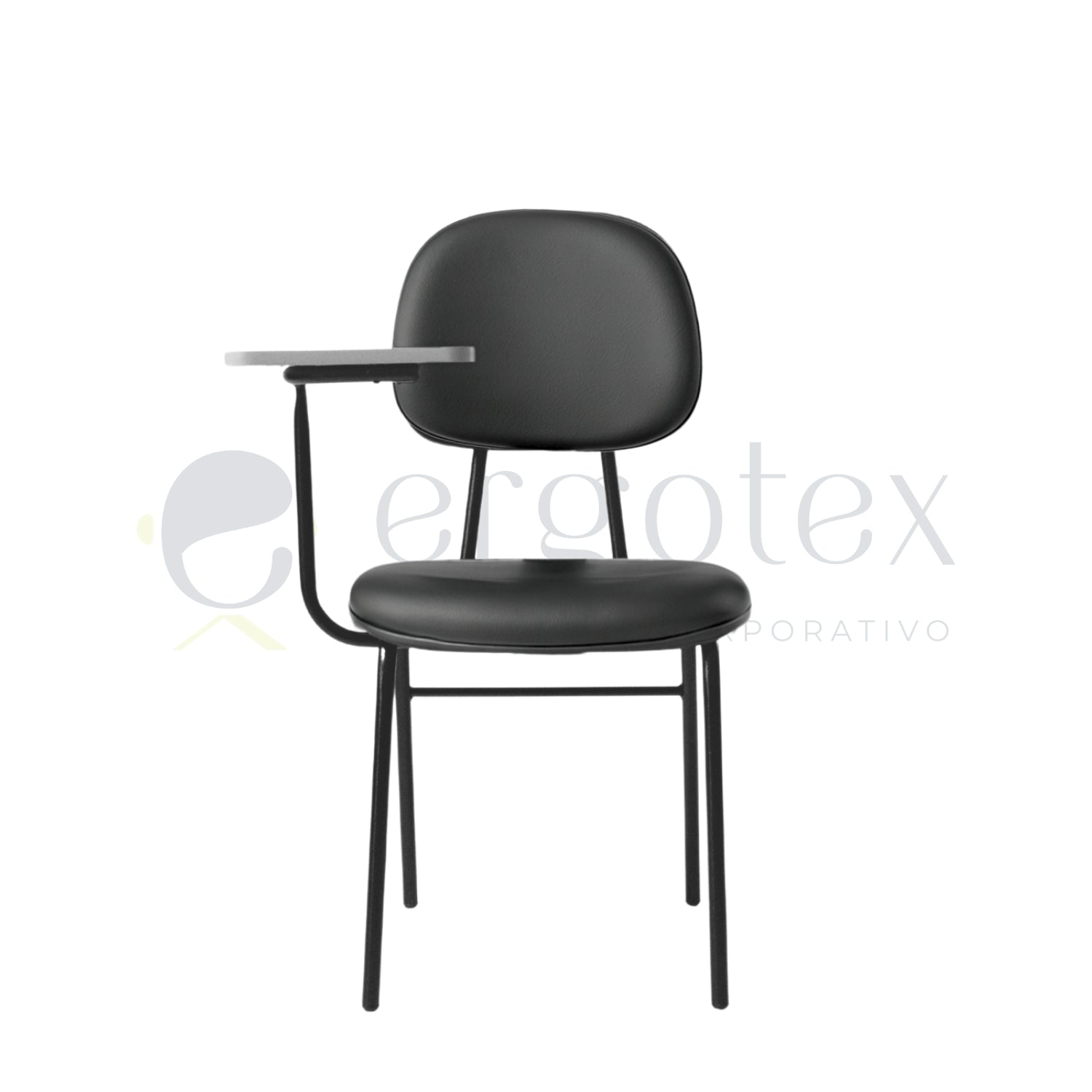 Cadeira Universitaria Secretaria Prancheta Fixa sem Porta Livros