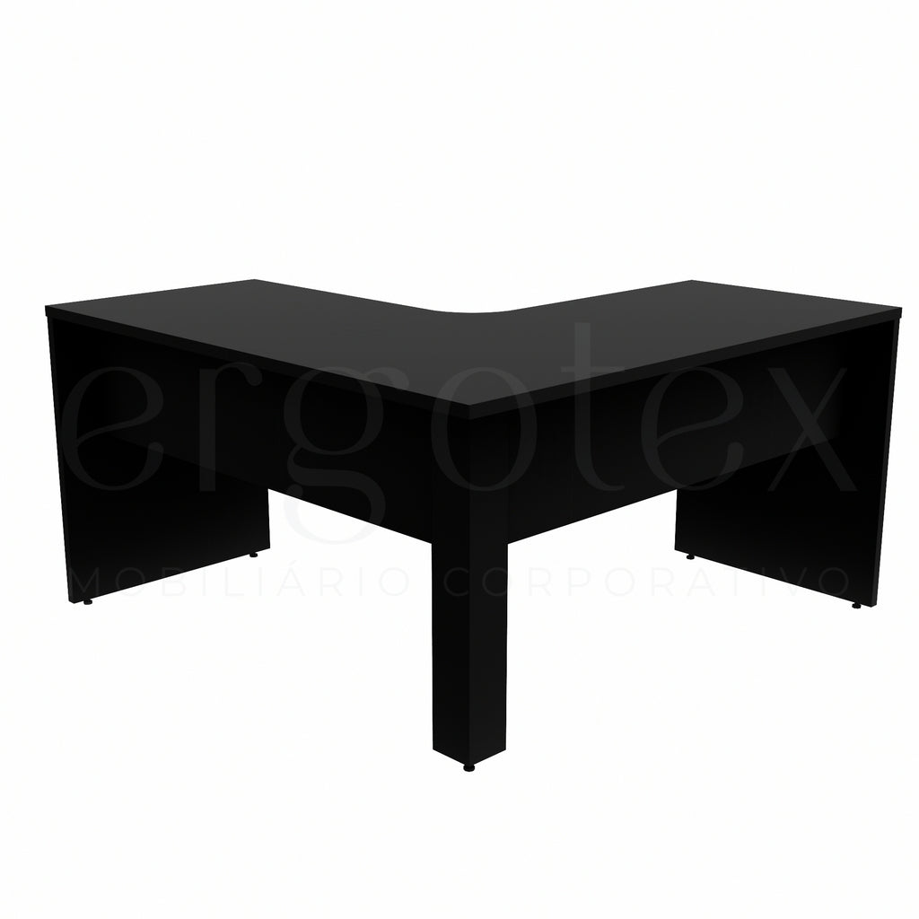 preto tx Estacao de Trabalho Pe Painel 25mm