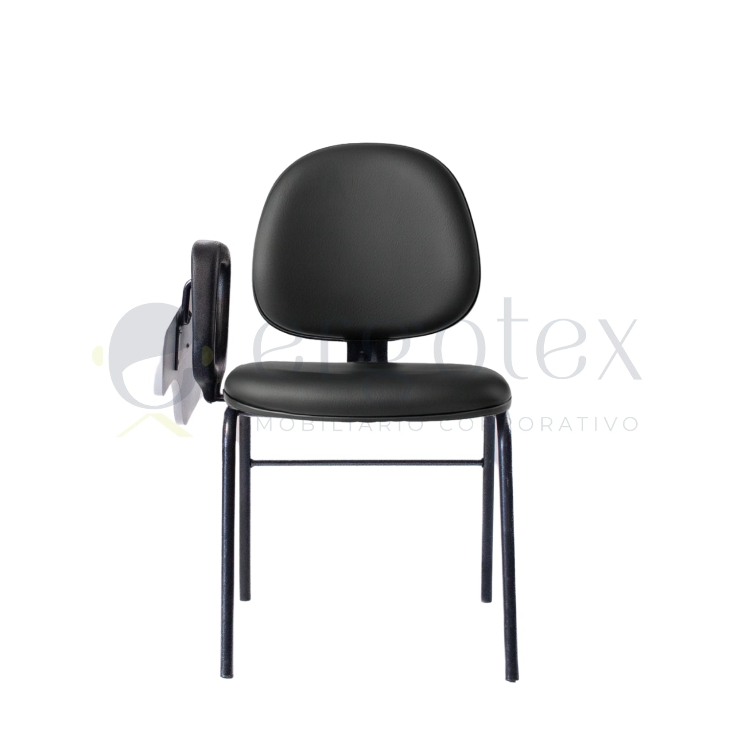 Cadeira Universitária Executiva Prancheta Escamoteável sem Porta Livros