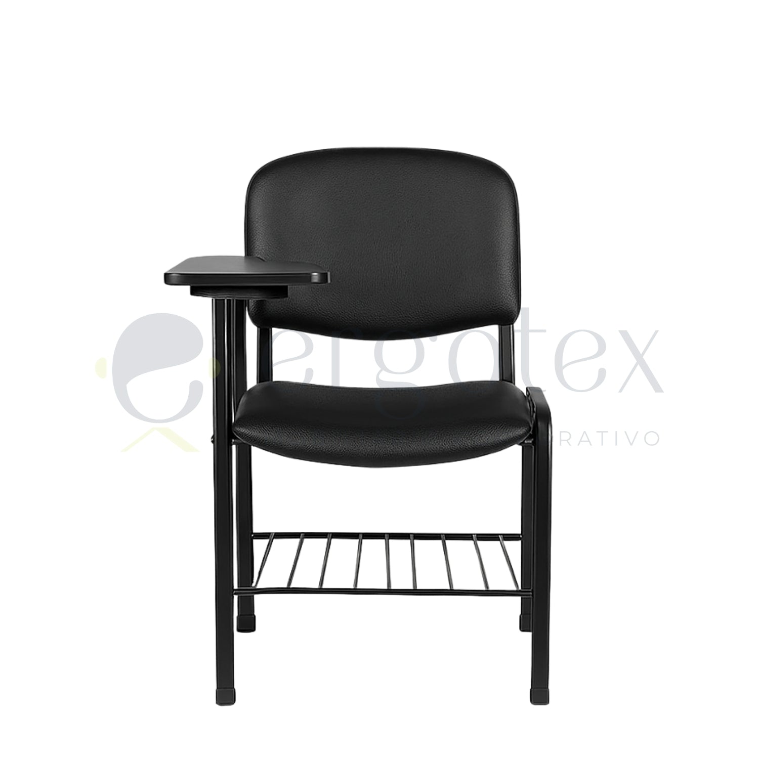 Cadeira Universitaria Conferenza Pracheta Fixa com Porta Livro