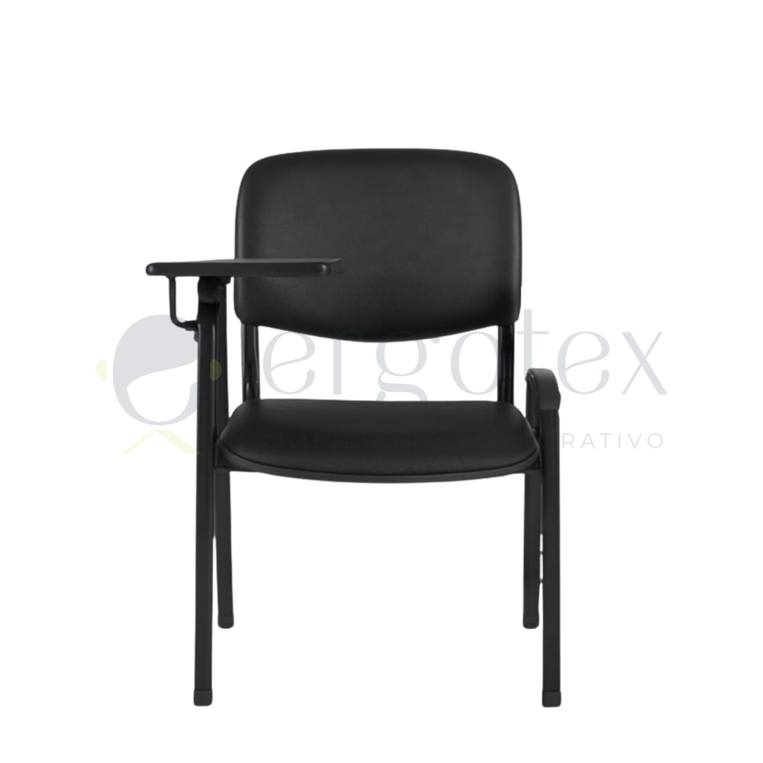 Cadeira Universitaria Conferenza Prancheta Escamoteavel sem Porta Livros 1 Braço Alto