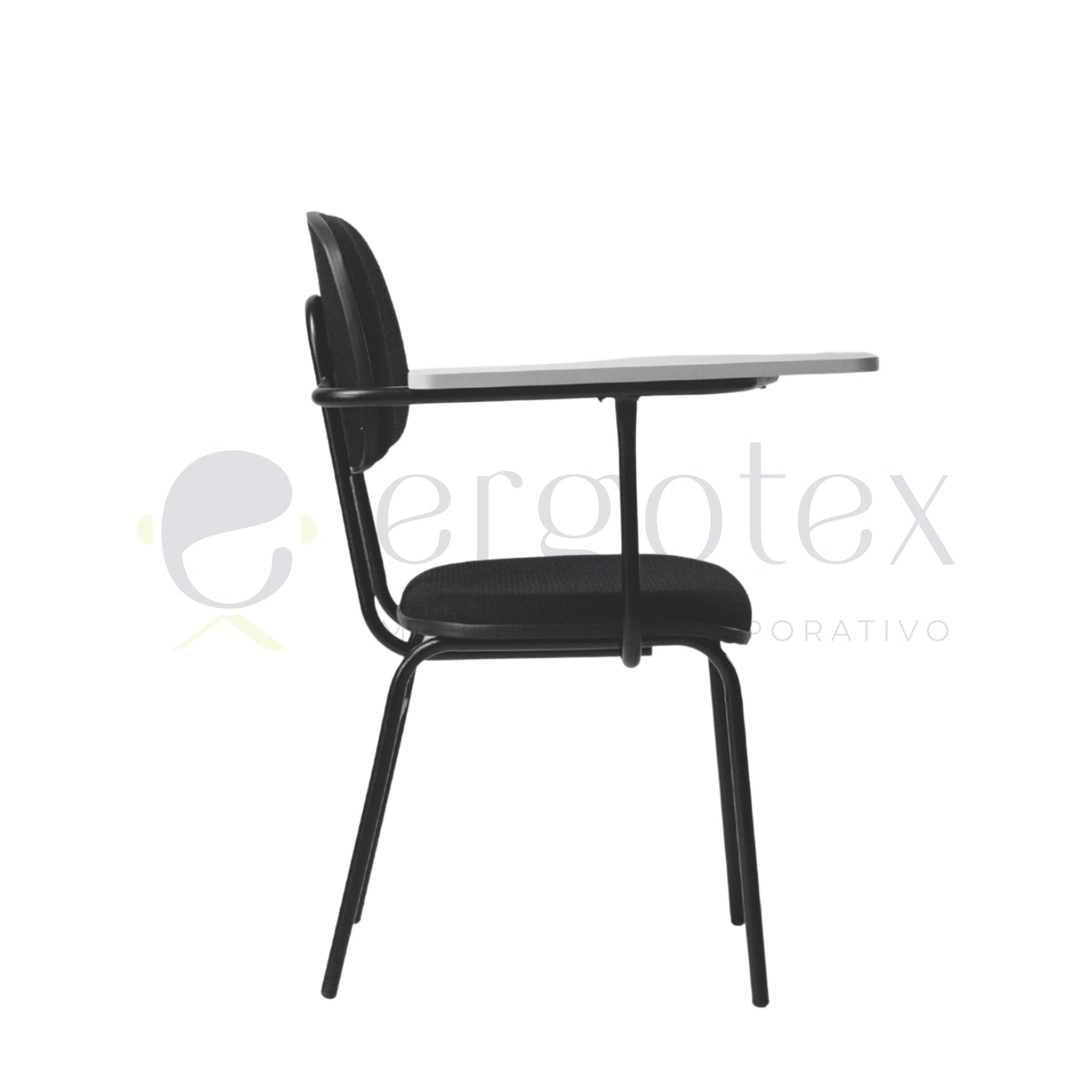 Cadeira Universitaria Secretaria Prancheta Fixa sem Porta Livros