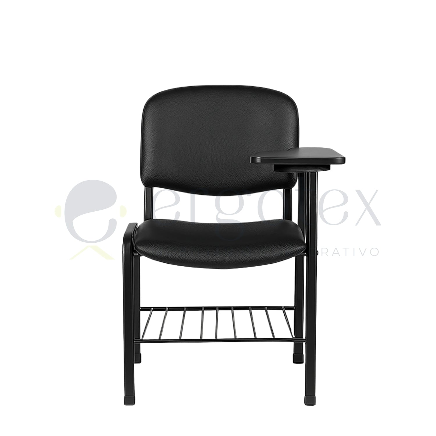 Cadeira Universitaria Conferenza Pracheta Fixa com Porta Livro