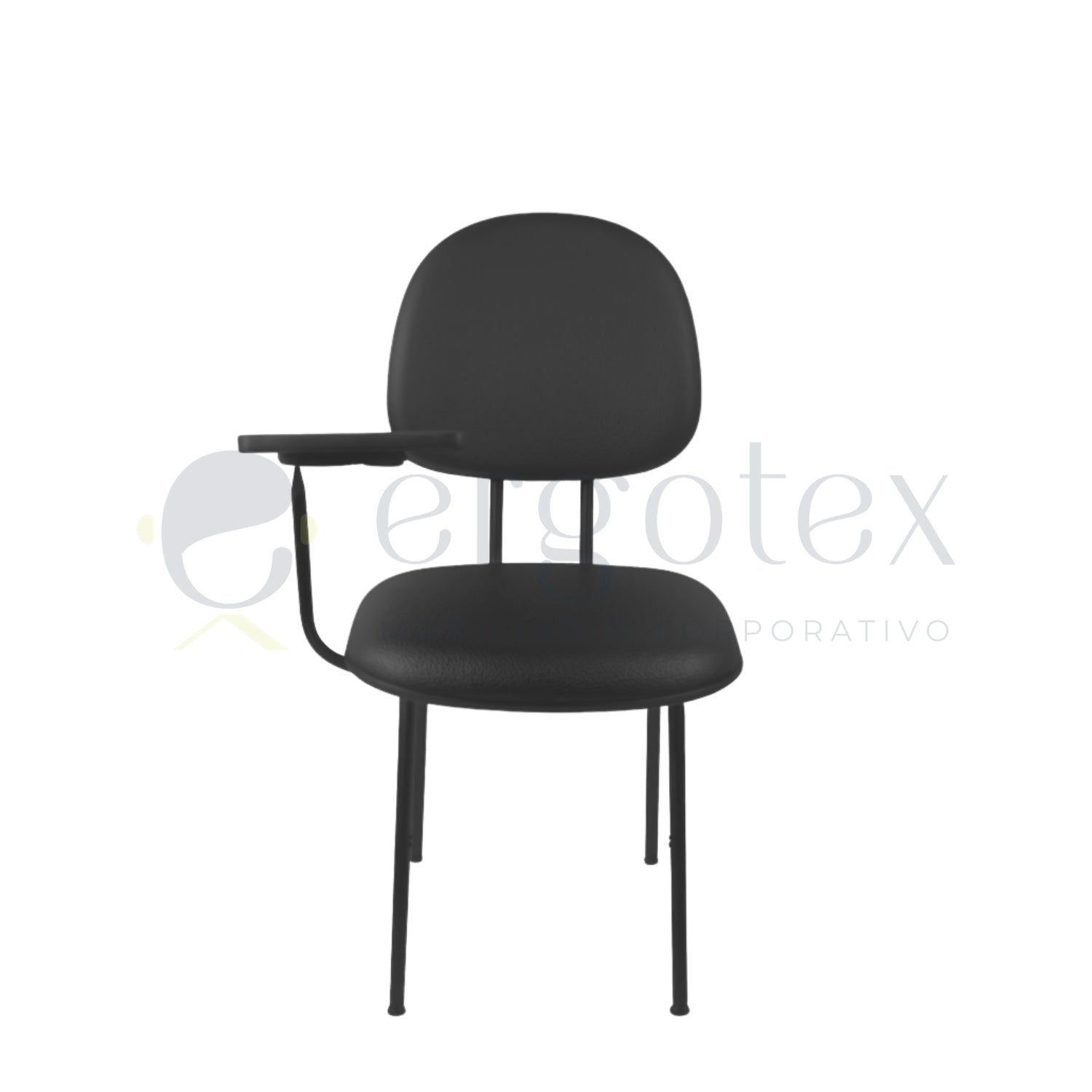 Cadeira Universitaria Executiva Prancheta Fixa sem Porta Livros