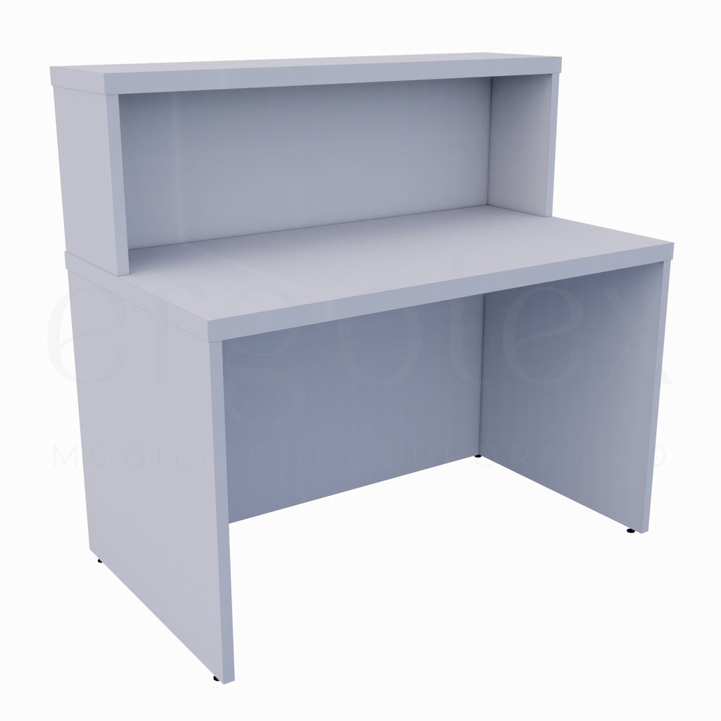 Cristal Balcao de Atendimento Reto Tampo 30mm