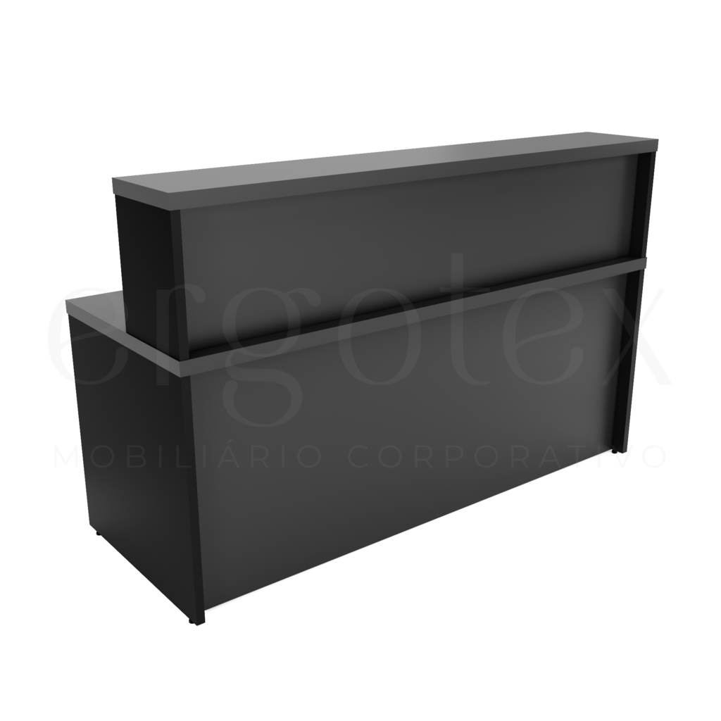 chumbo Balcao de Atendimento Reto Tampo 30mm