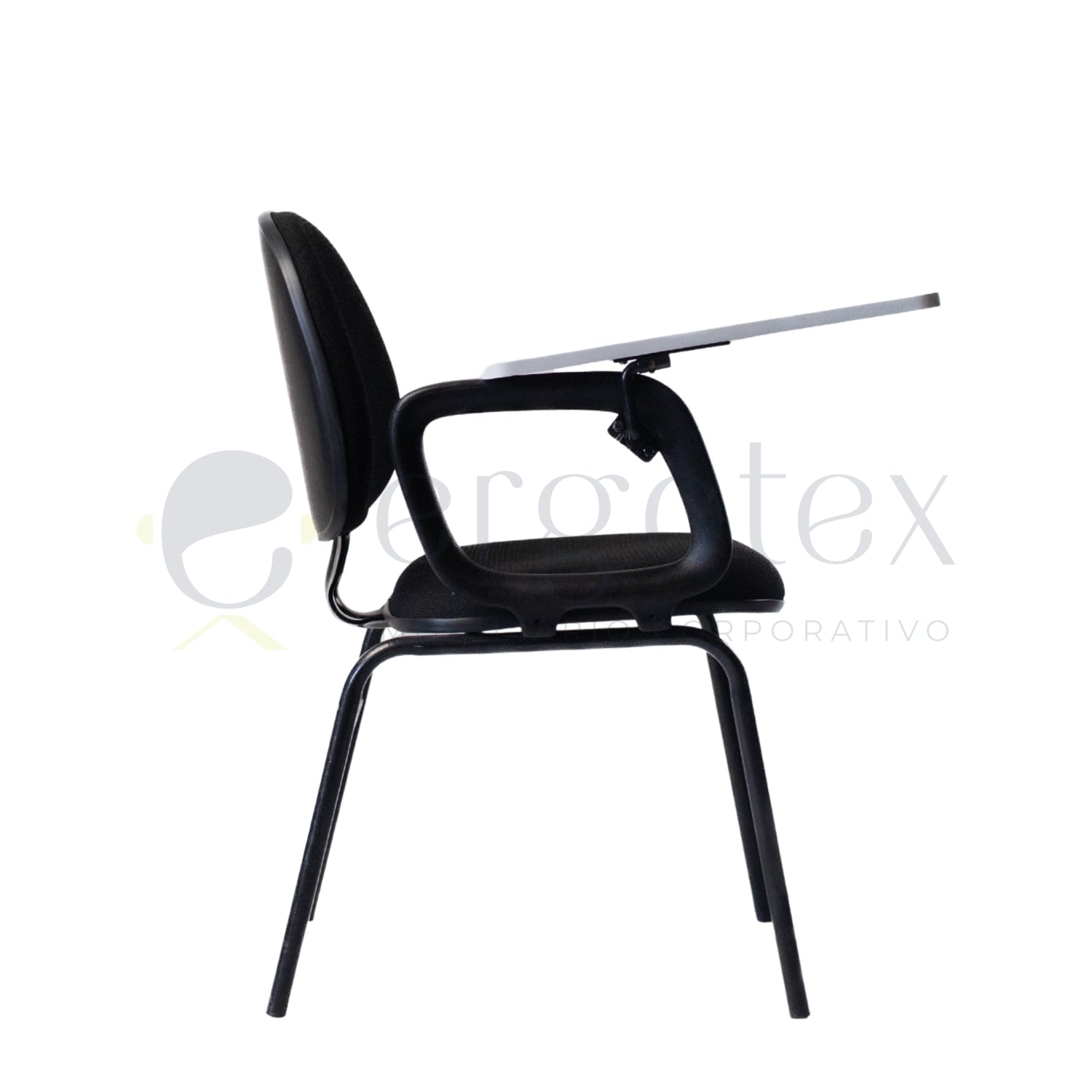 Cadeira Universitária Executiva Prancheta Escamoteável sem Porta Livros