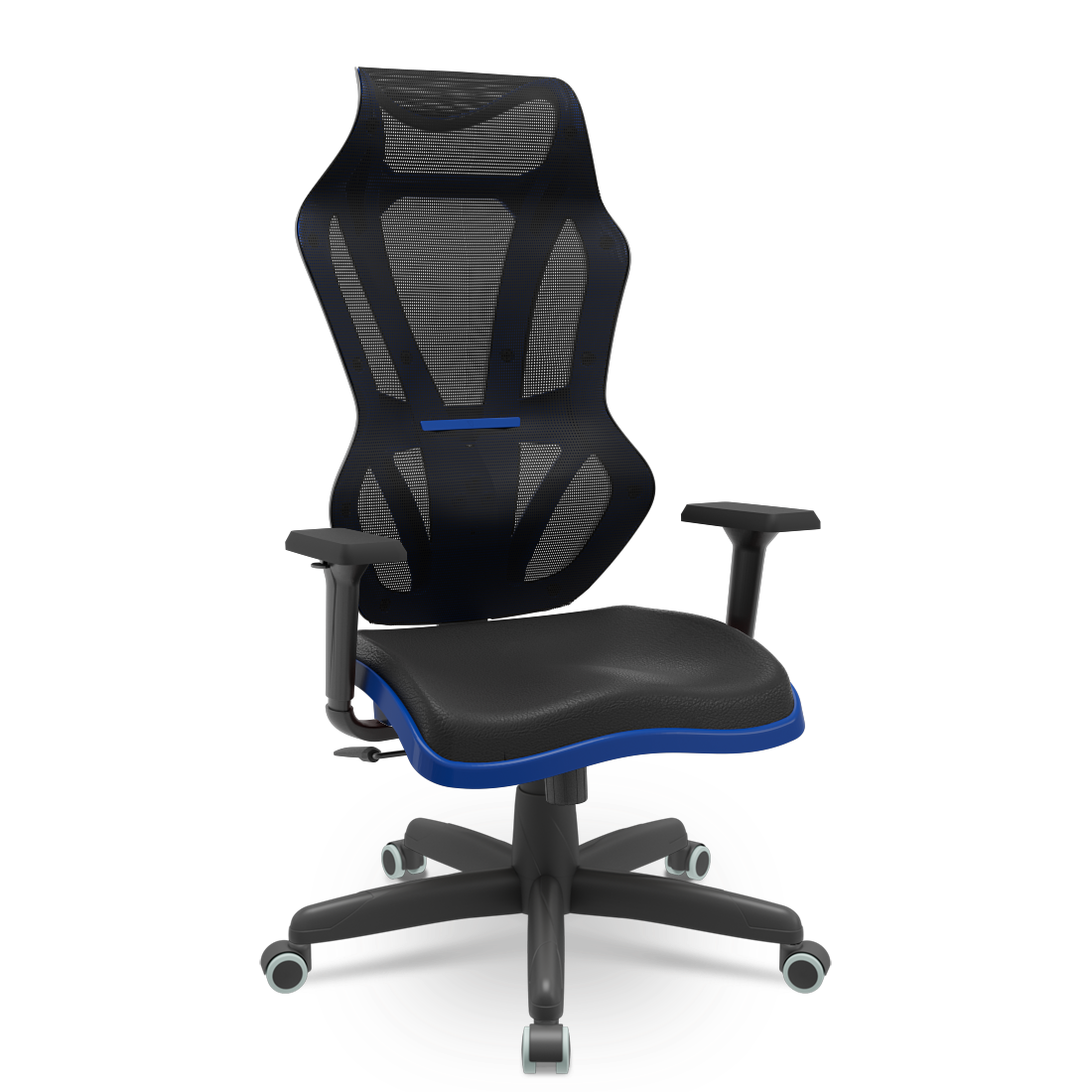 Azul Cadeira Giratoria Gamer Vizon DZ Relax