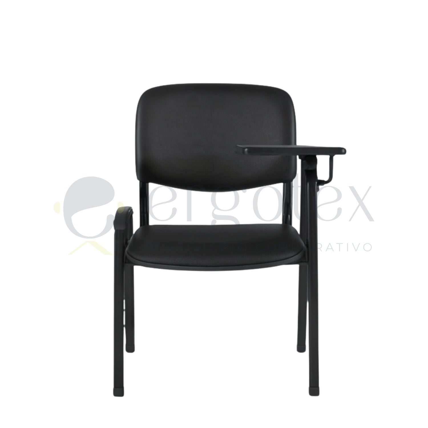 Cadeira Universitaria Conferenza Prancheta Escamoteavel sem Porta Livros 1 Braço Alto