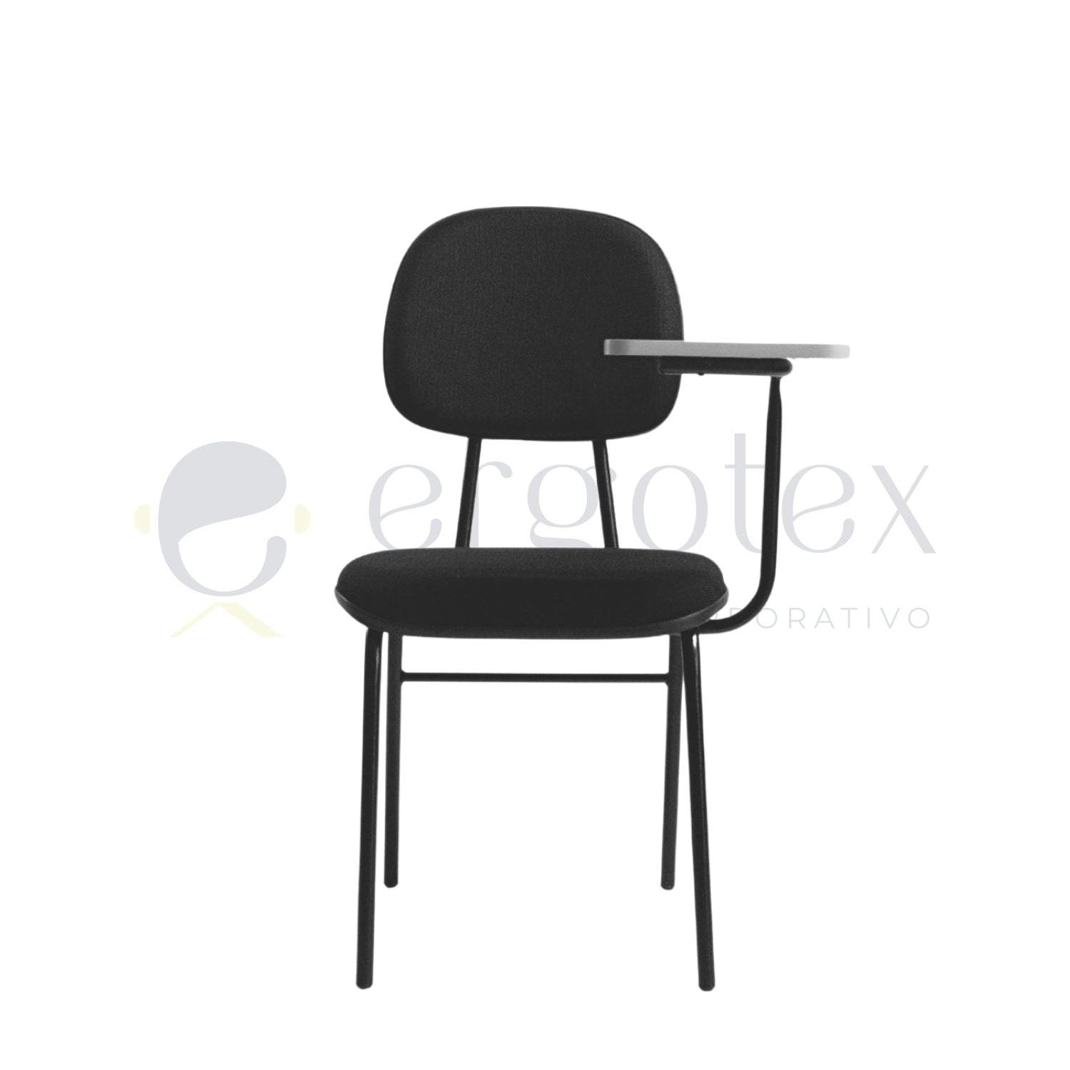 Cadeira Universitaria Secretaria Prancheta Fixa sem Porta Livros