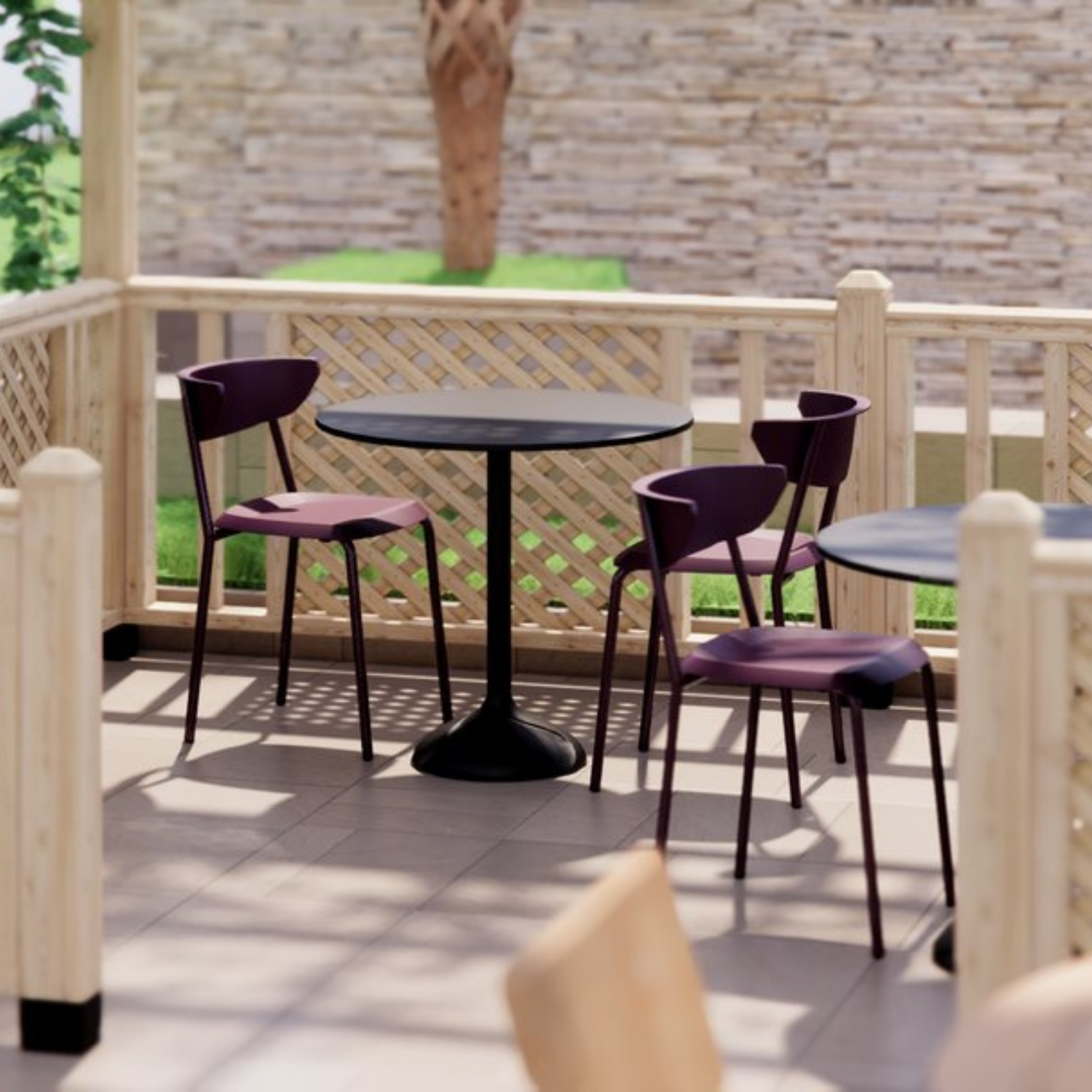 Cadeira Fixa 4 Pes Bit