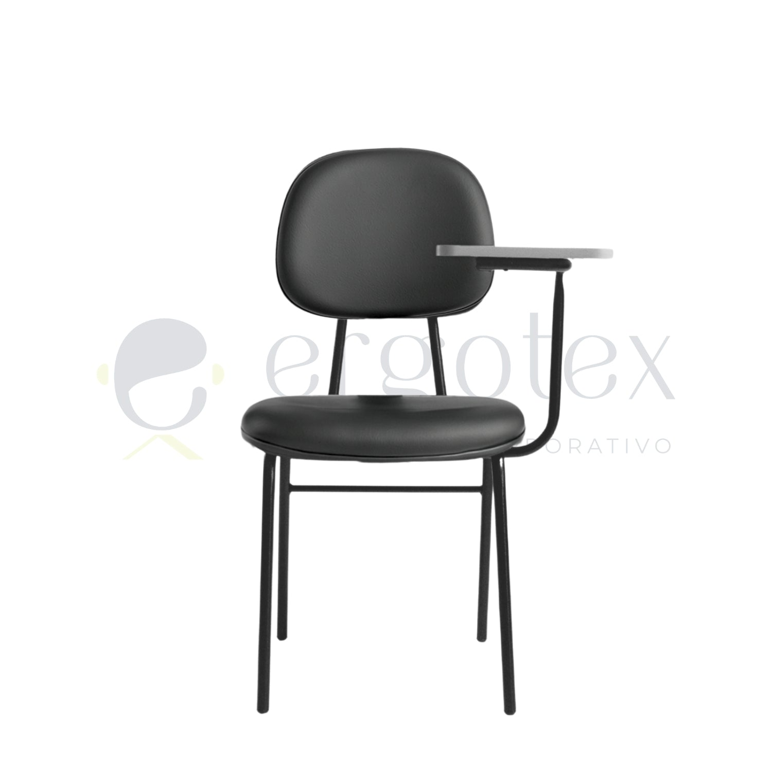 Cadeira Universitaria Secretaria Prancheta Fixa sem Porta Livros