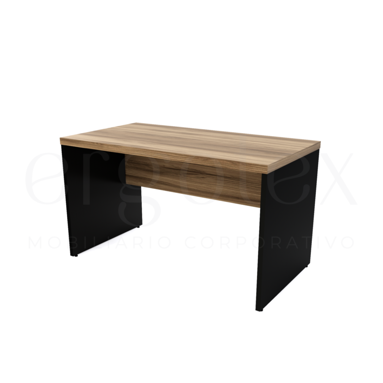 Mesa Reta Pé Painel Tampo 30mm