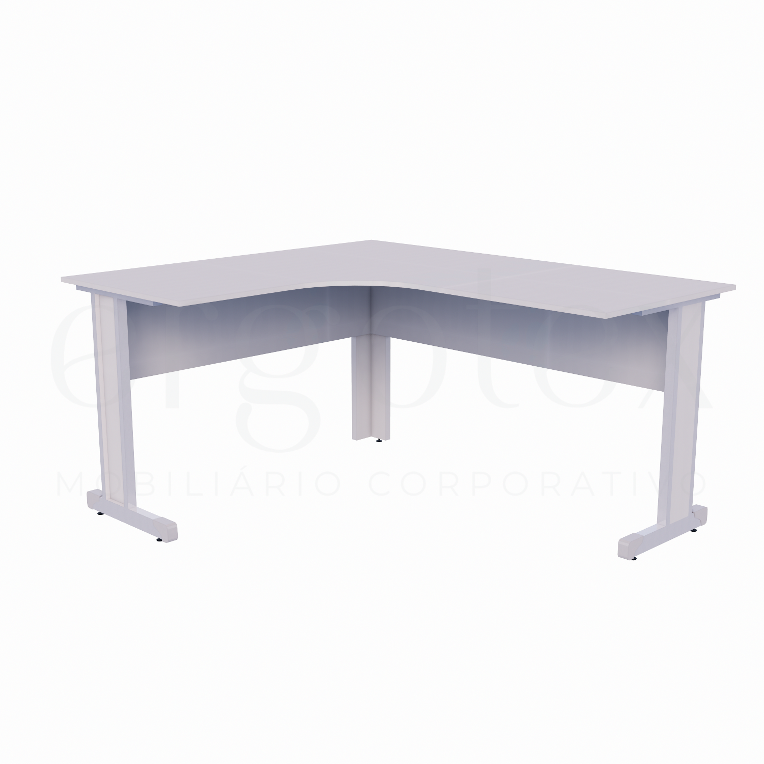 Estação de Trabalho Pé Metalico Soft 15mm