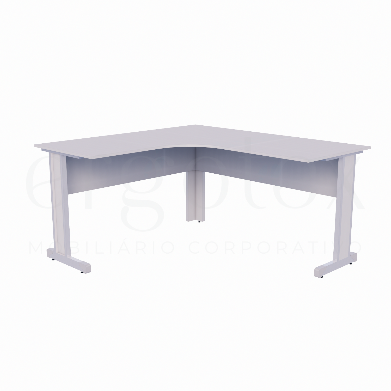 Estação de Trabalho Pé Metalico Soft 15mm