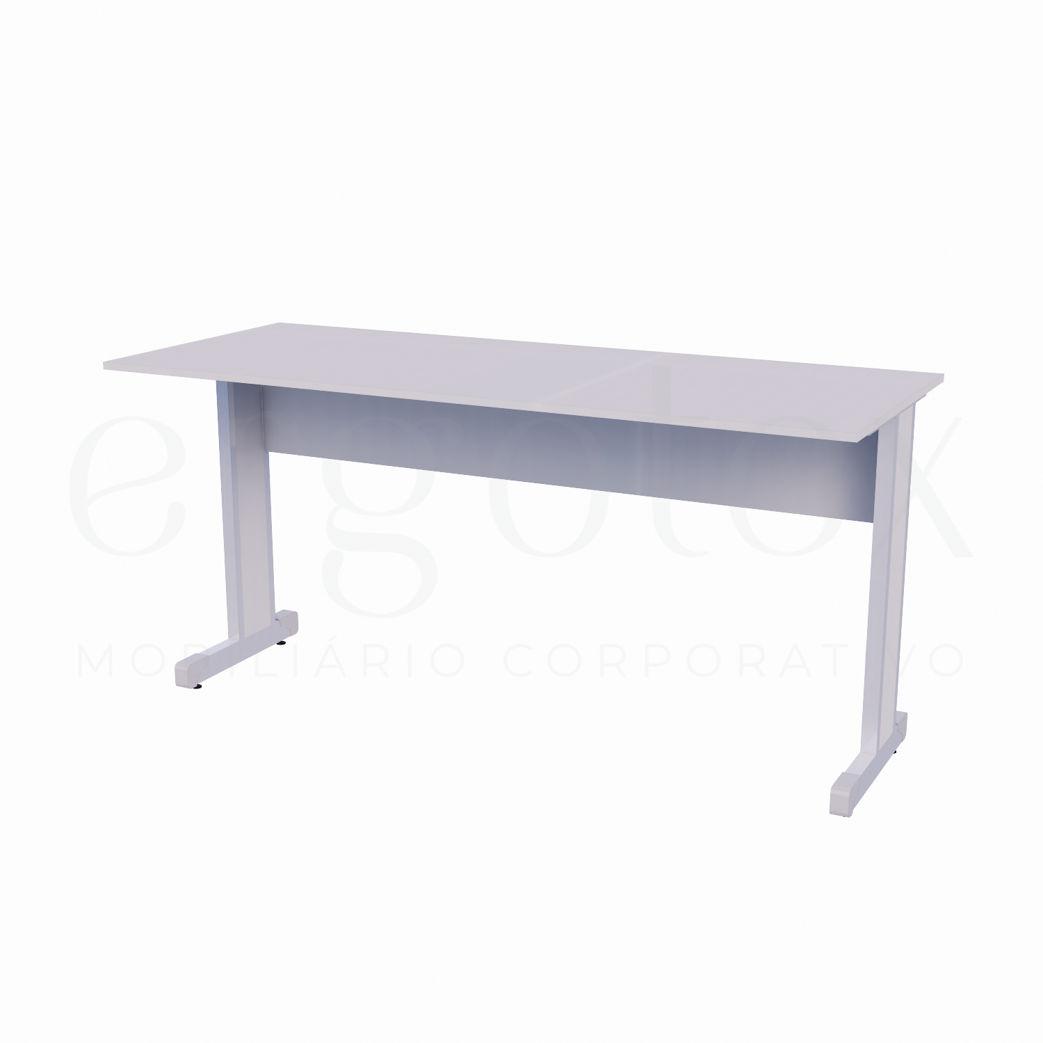 Mesa Reta Escritorio Tampo 15mm