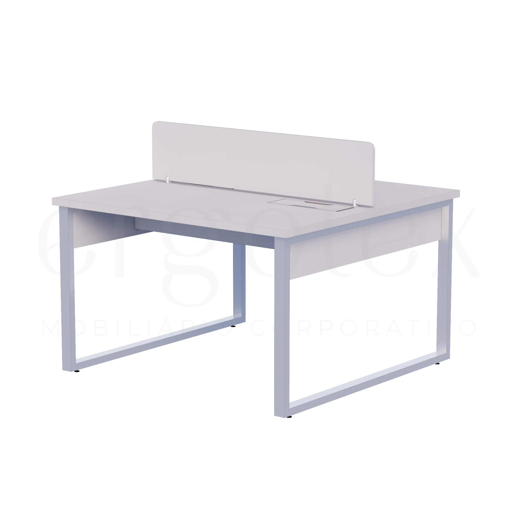 Plataforma de Trabalho Steel Tampo 30mm Industrial Preto