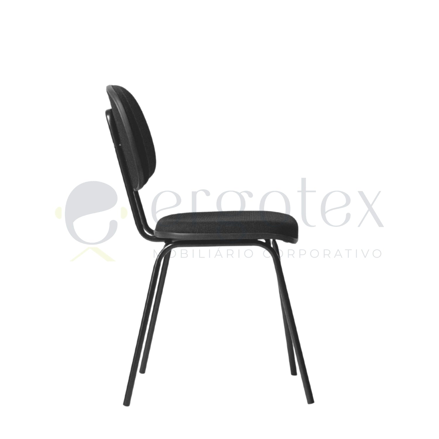 Cadeira Fixa Secretaria 4 Pes