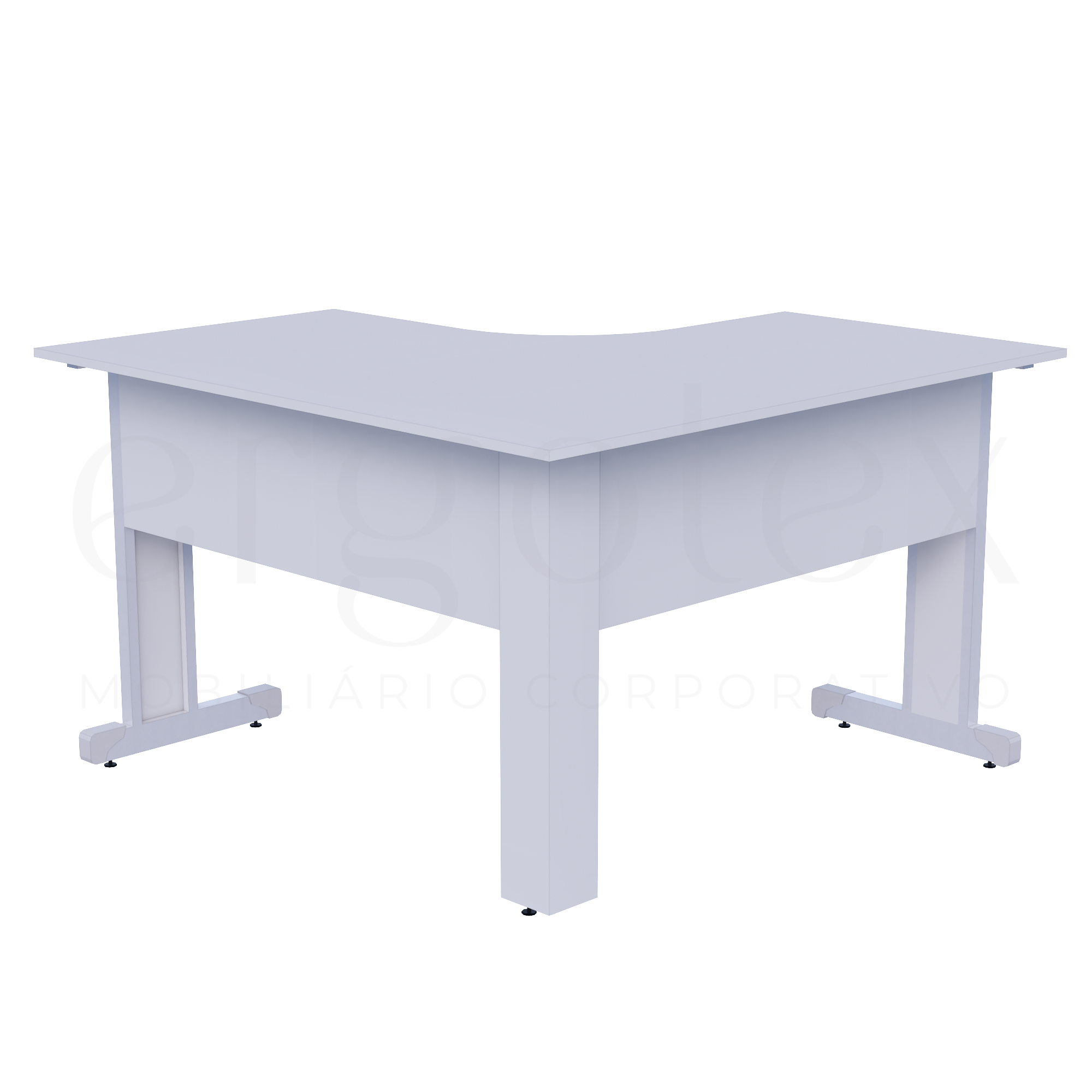 Estação de Trabalho Pé Metalico Soft 15mm