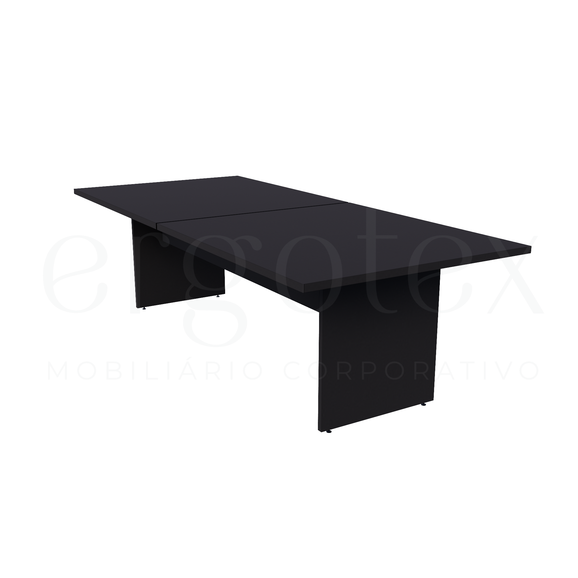 Mesa de Reunião Escritório Bipartida 30mm