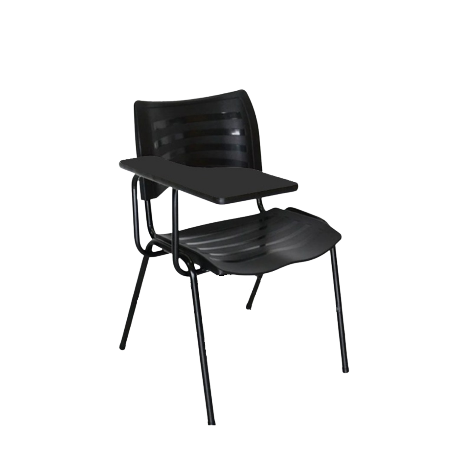 Cadeira Universitária Plástica Prancheta Fixa sem Porta Livros