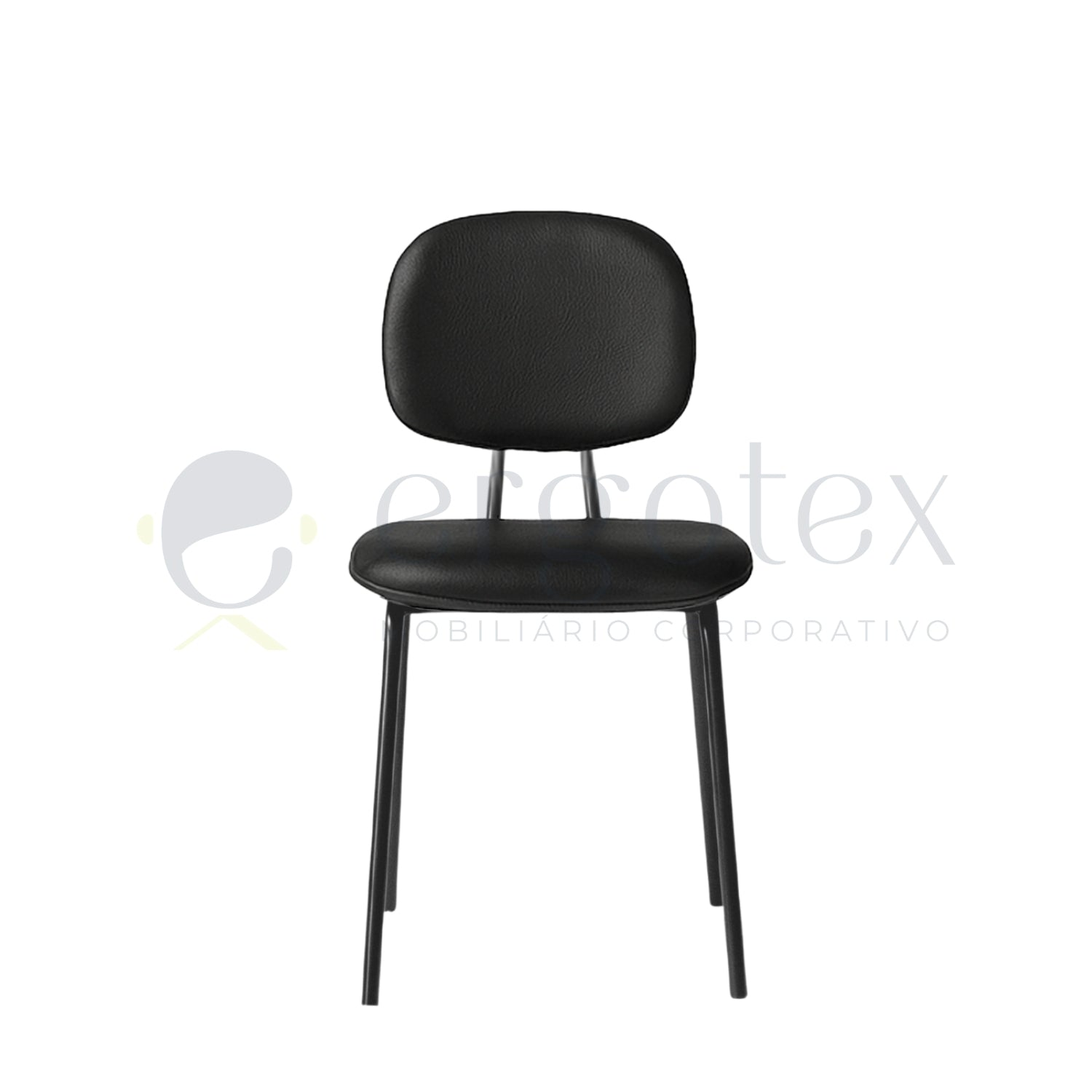 Cadeira Fixa Secretaria 4 Pes