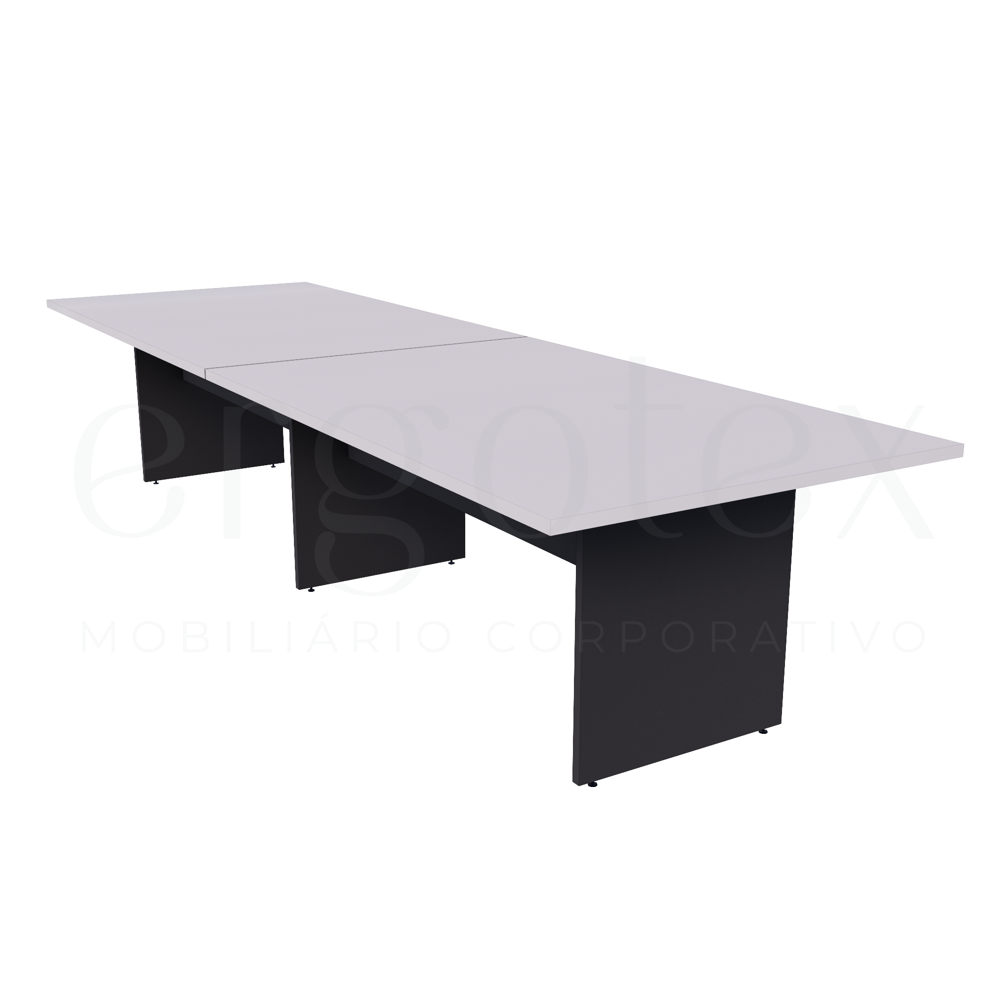 Mesa de Reunião Escritório Bipartida 30mm