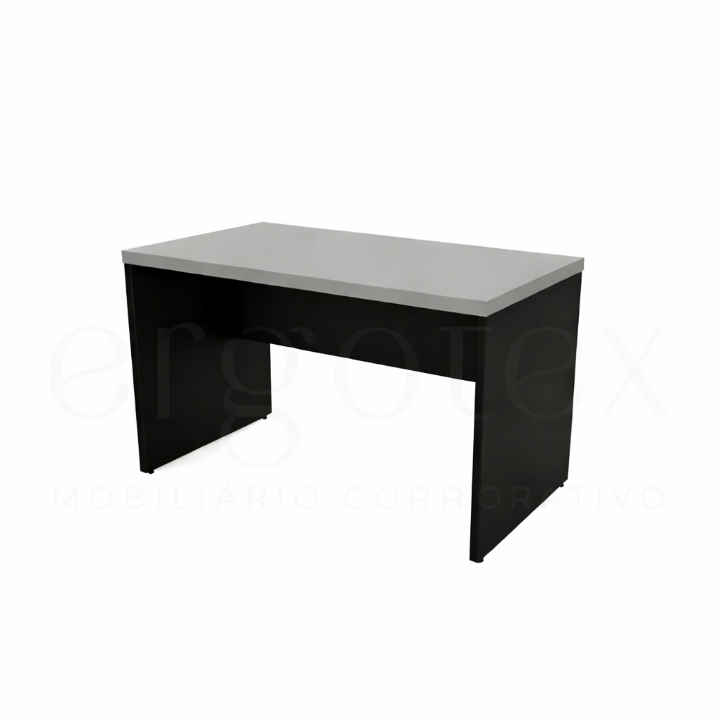 Mesa Reta Pé Painel Tampo 30mm