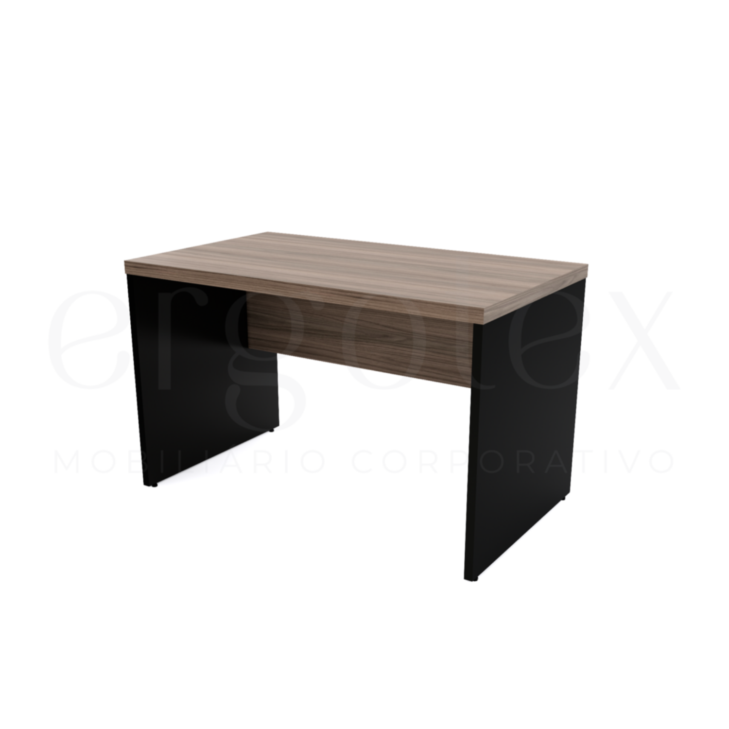 Mesa Reta Pé Painel Tampo 30mm