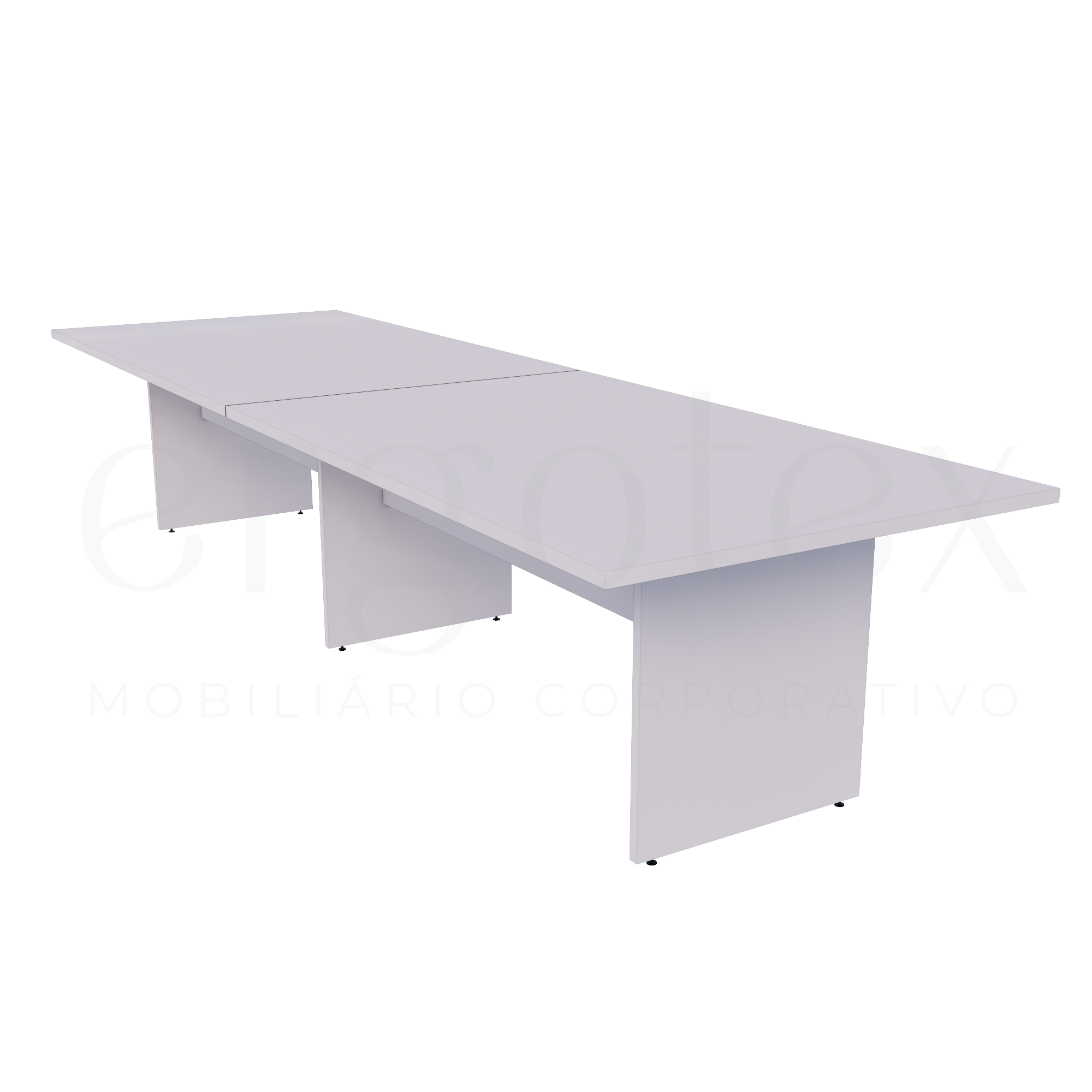 Mesa de Reunião Escritório Bipartida 30mm