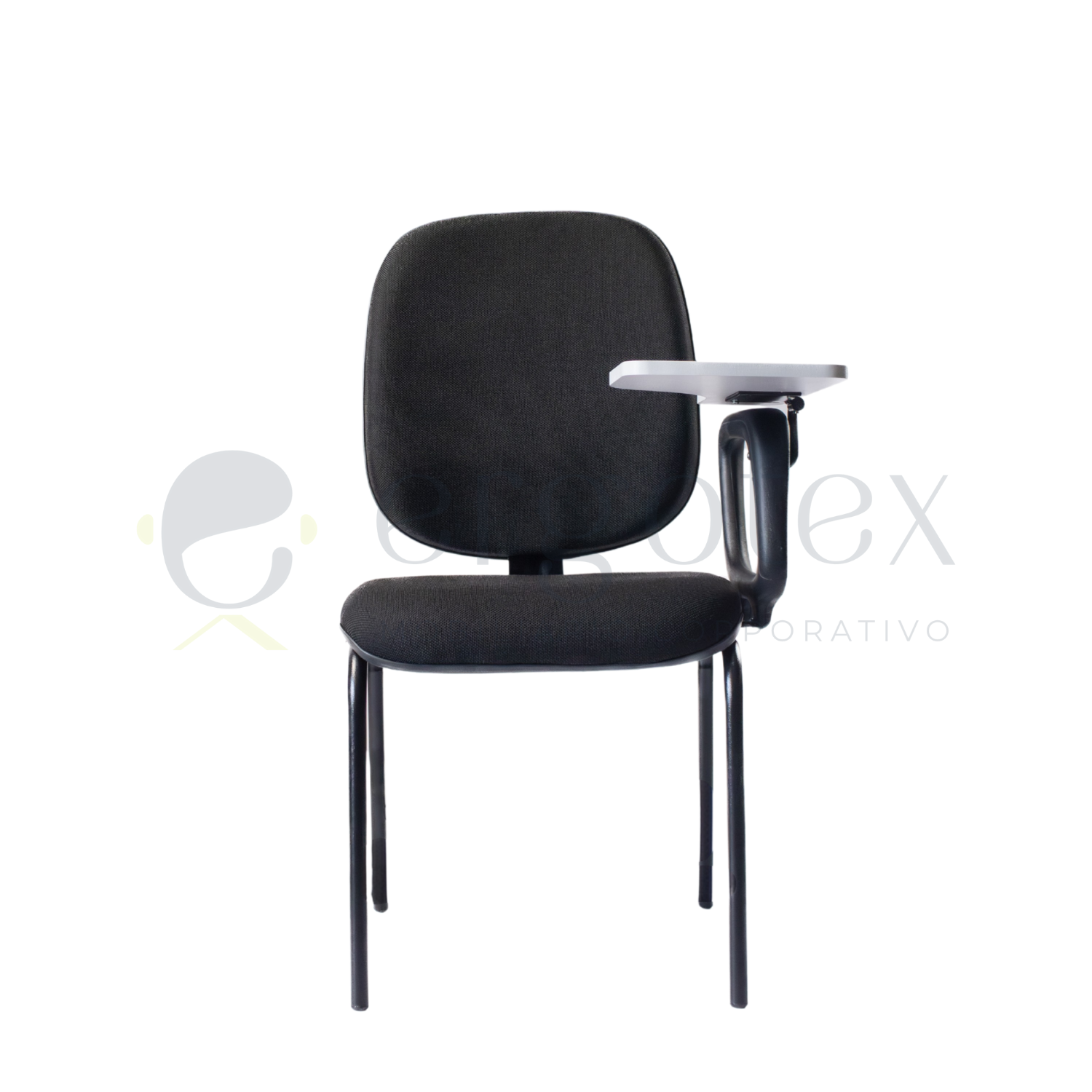 Cadeira Universitária Diretor Prancheta Escamoteável sem Porta Livros