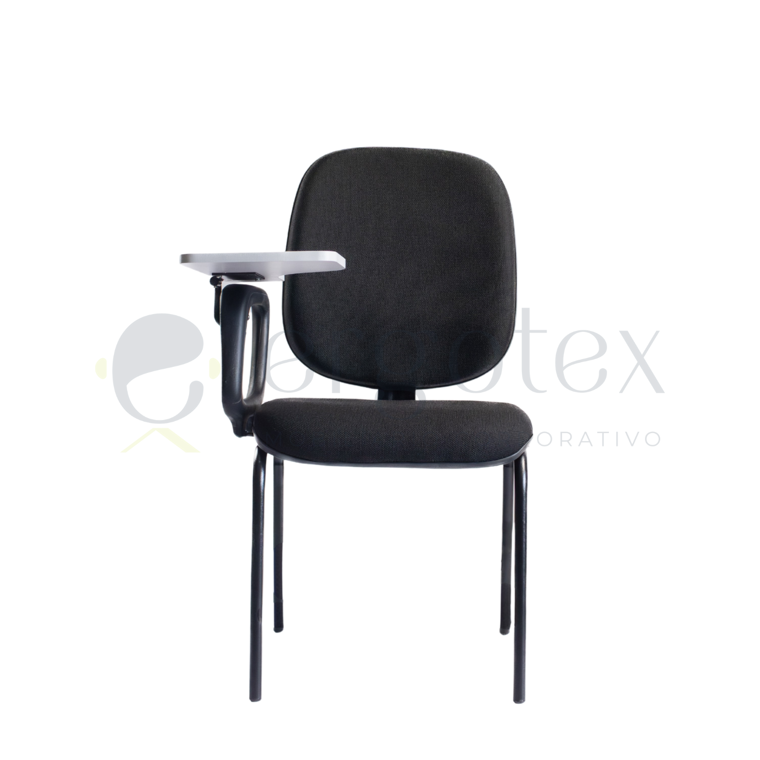 Cadeira Universitária Diretor Prancheta Escamoteável sem Porta Livros