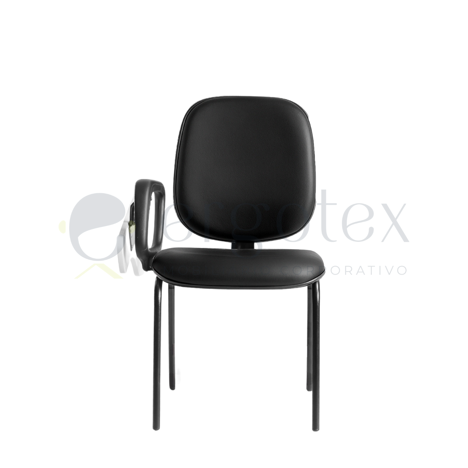 Cadeira Universitária Diretor Prancheta Escamoteável sem Porta Livros