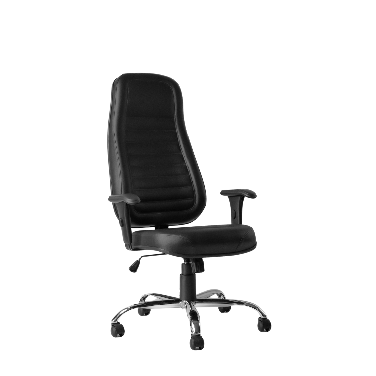 Cadeira Giratória Presidente Alta Cromada com Relax