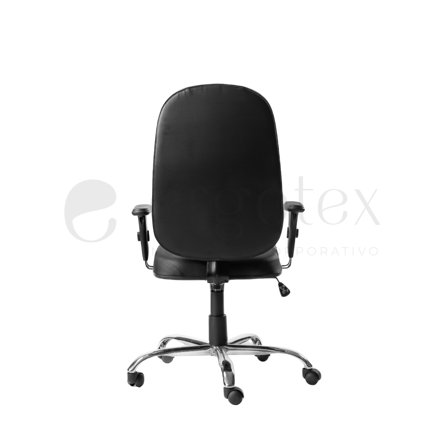 Cadeira Giratória Presidente Cromada Costura