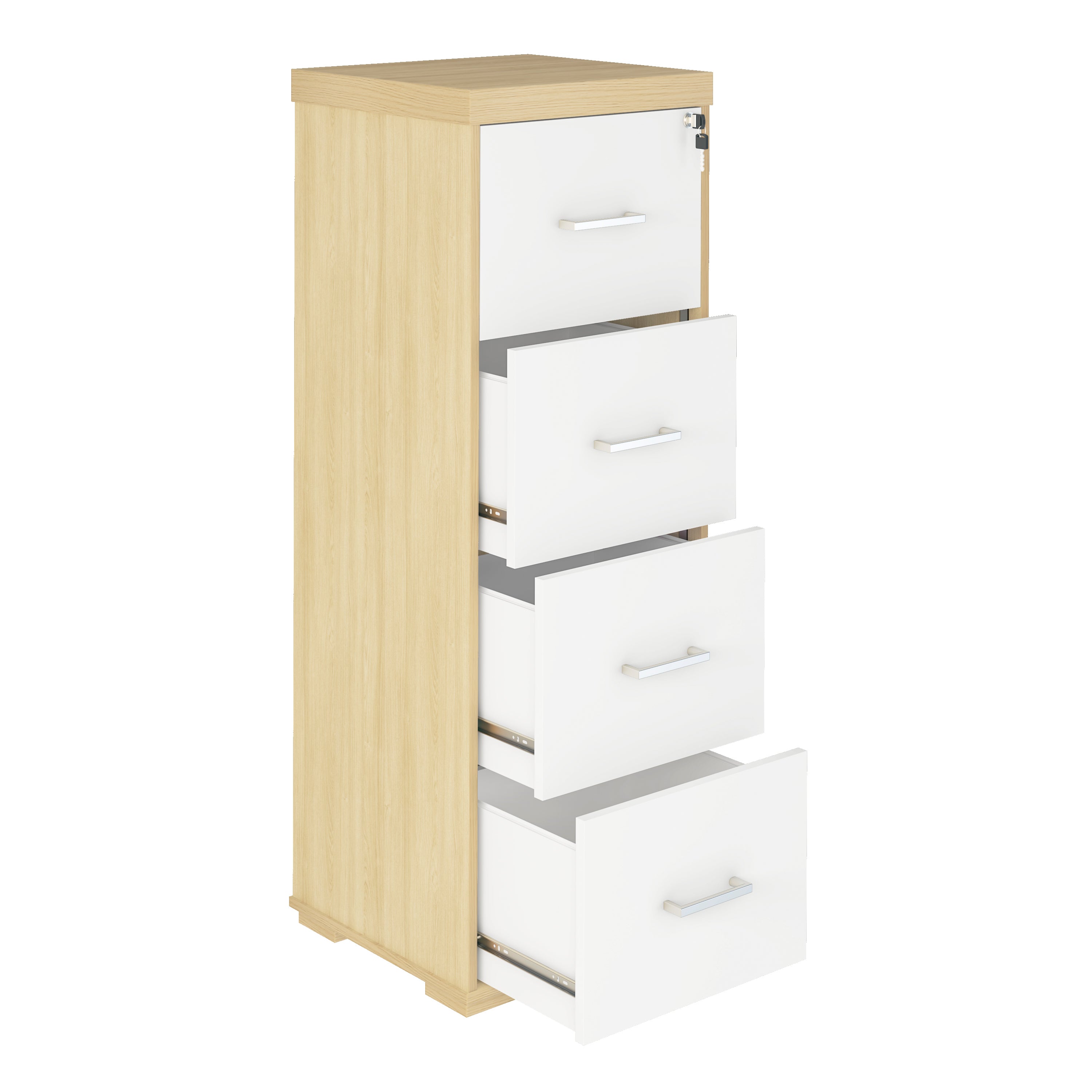 Arquivo 4 Gavetas para Pasta Suspensa Tampo 50mm