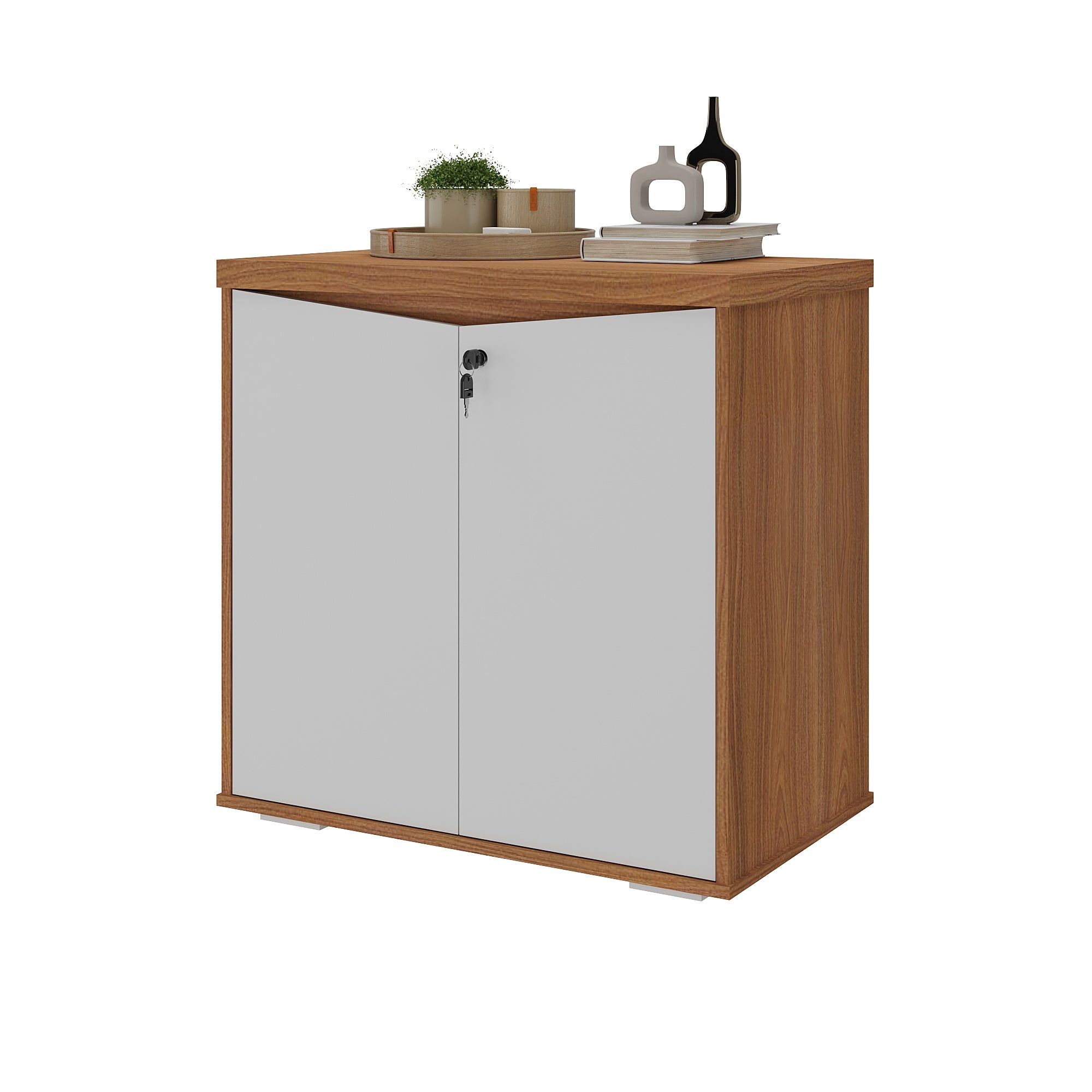 Balcão Escritório 2 Portas Tampo 37mm