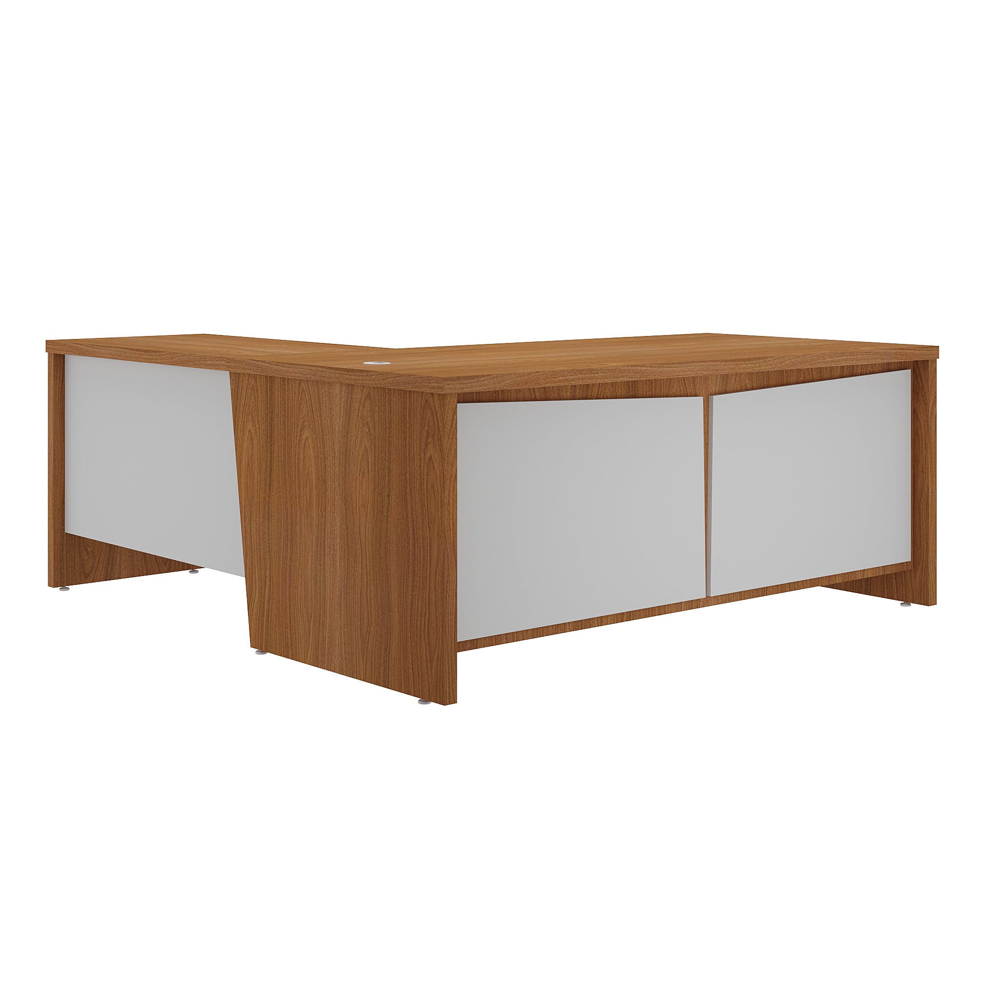 Mesa em L Escritório Chefia Tampo 37mm