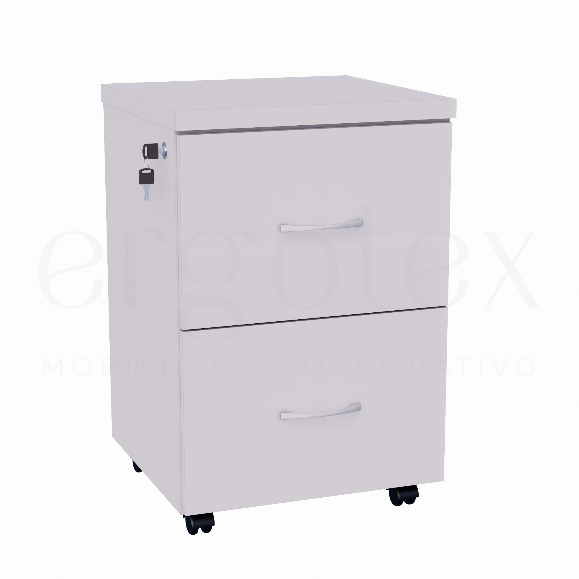 Arquivo para Pasta Suspensa com 2 Gavetas Tampo 30mm