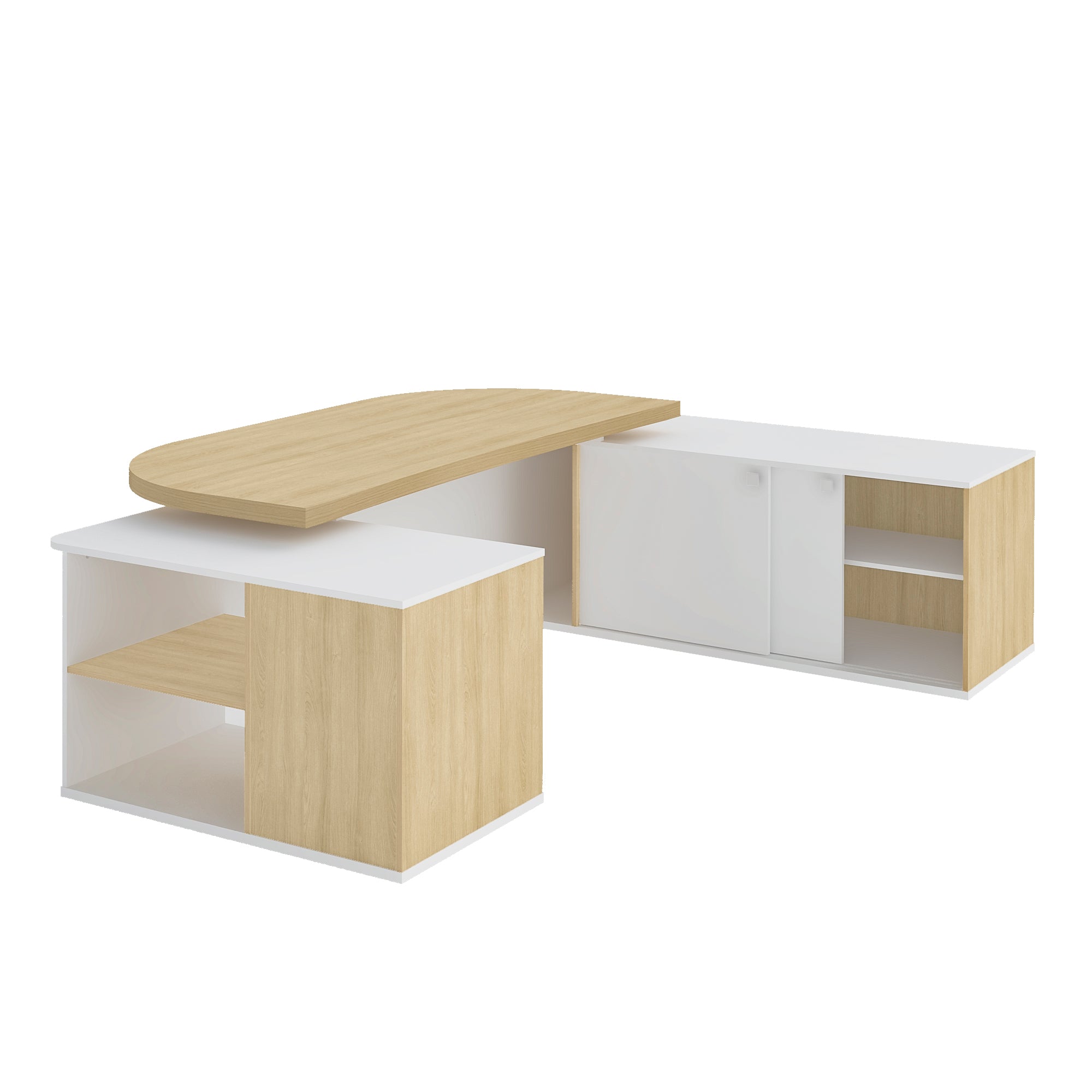 Mesa Escrirório Presidente Connect Tampo 50mm