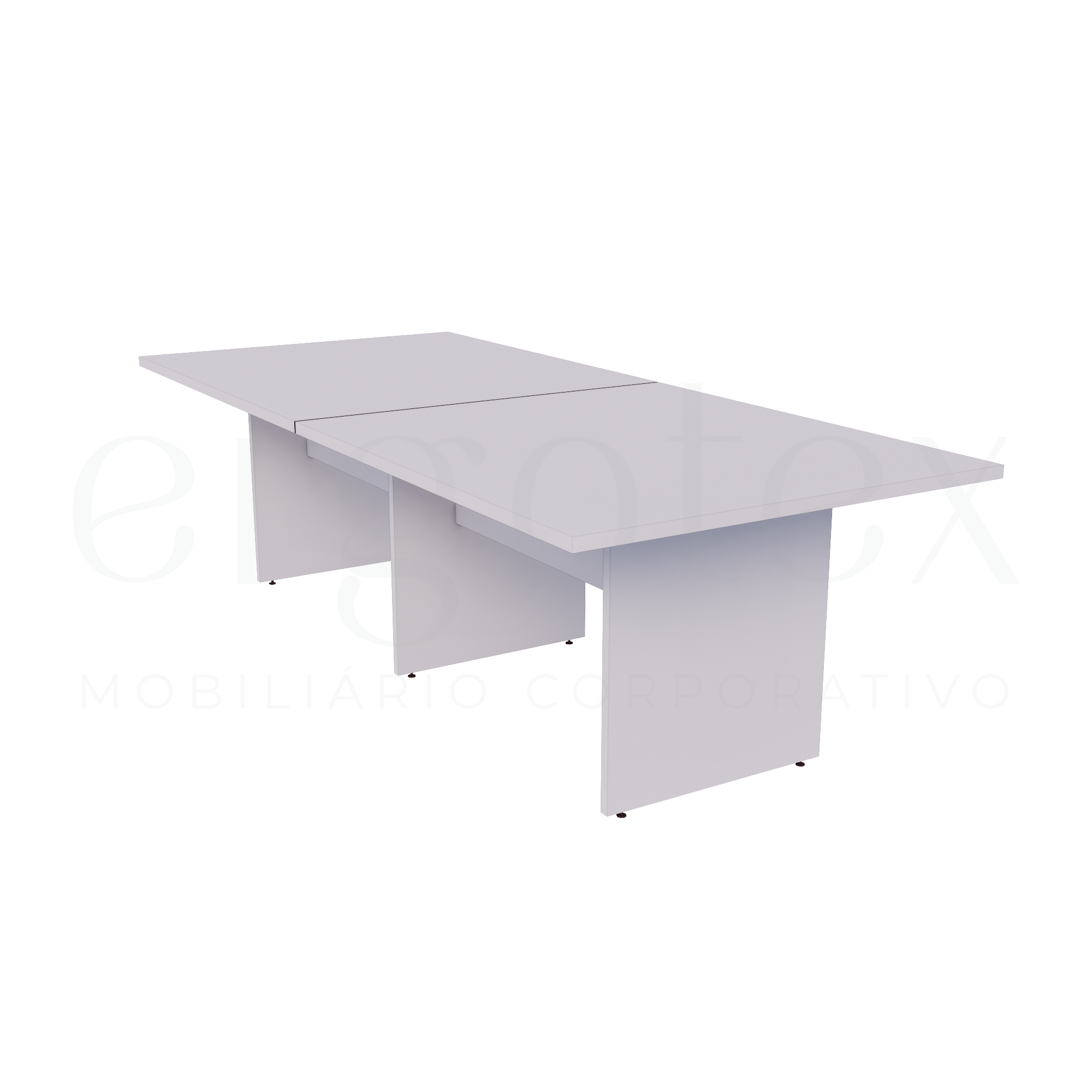 Mesa de Reunião Escritório Bipartida 30mm